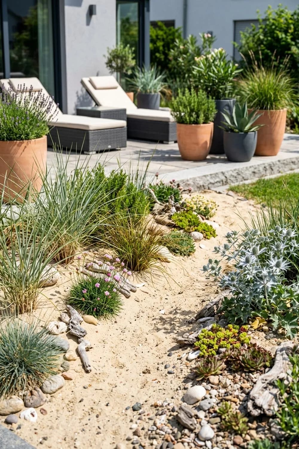 Dünenlandschaft im Kleinformat: Ein Stück Strand für dein Beet – Maritime Deko im Garten: 7 schöne Ideen