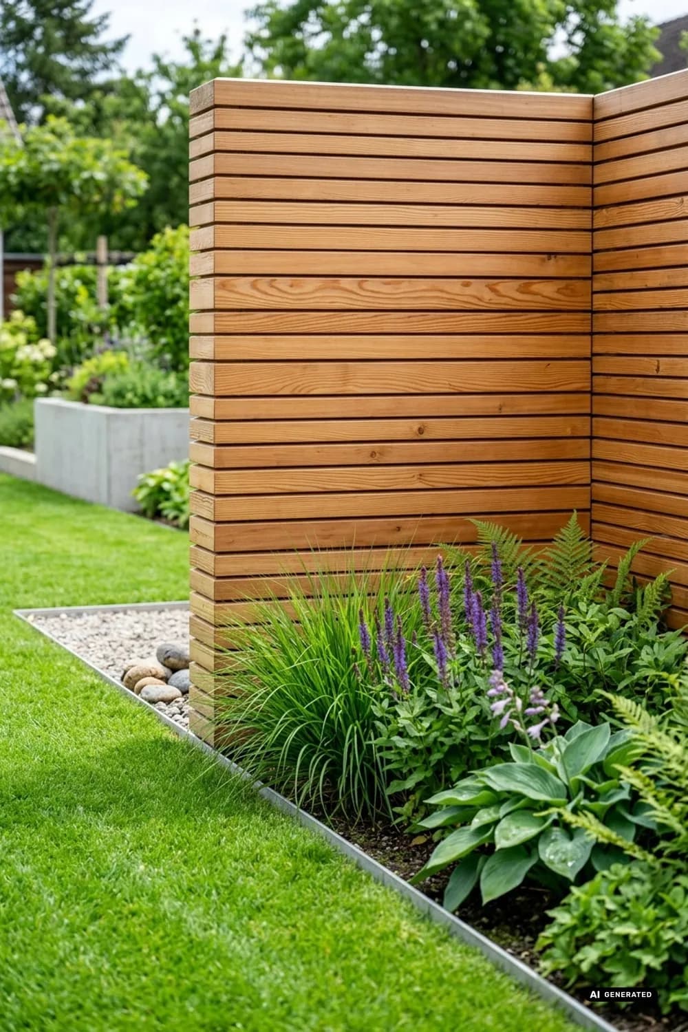 Holzverkleidung: Natürliche Wärme und moderne Optik – Mauer im Garten verkleiden: 10 schöne Ideen
