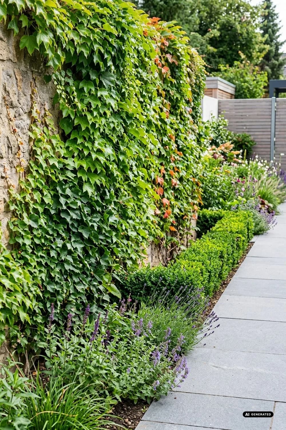 Wilder Wein & Efeu: Selbstklimmer für schnellen Erfolg – Mauer im Garten verkleiden: 10 schöne Ideen