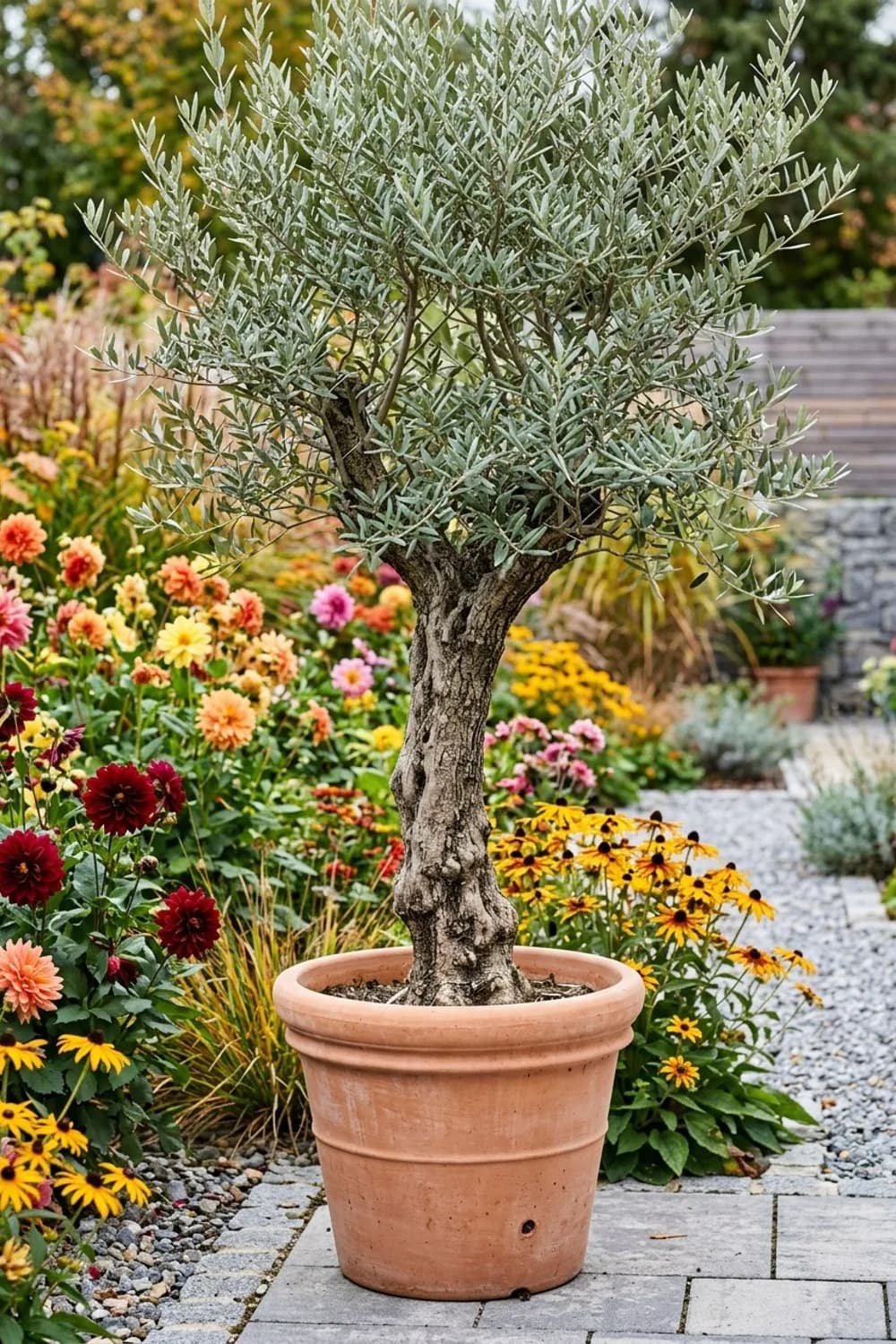 Olivenbaum: Das Symbol des Südens im Kübel – Mediterraner Garten: 7 schöne Ideen