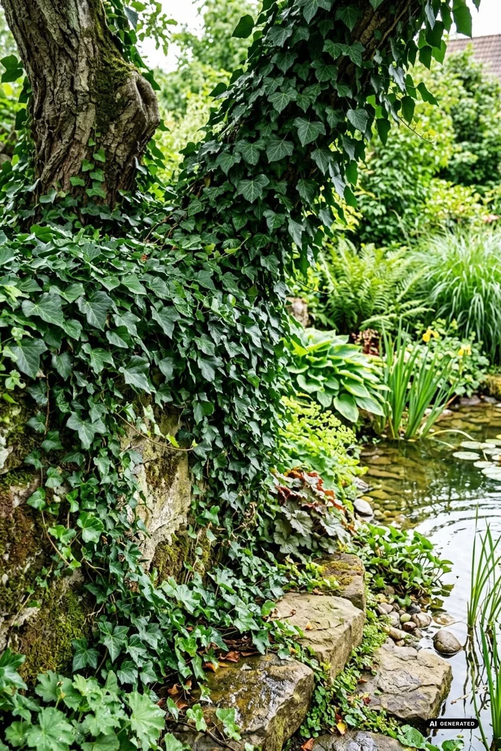 Efeu und Kletterpflanzen: Grüne Schleier der Zeit – Mystischer Garten: 9 verwunschene Ideen