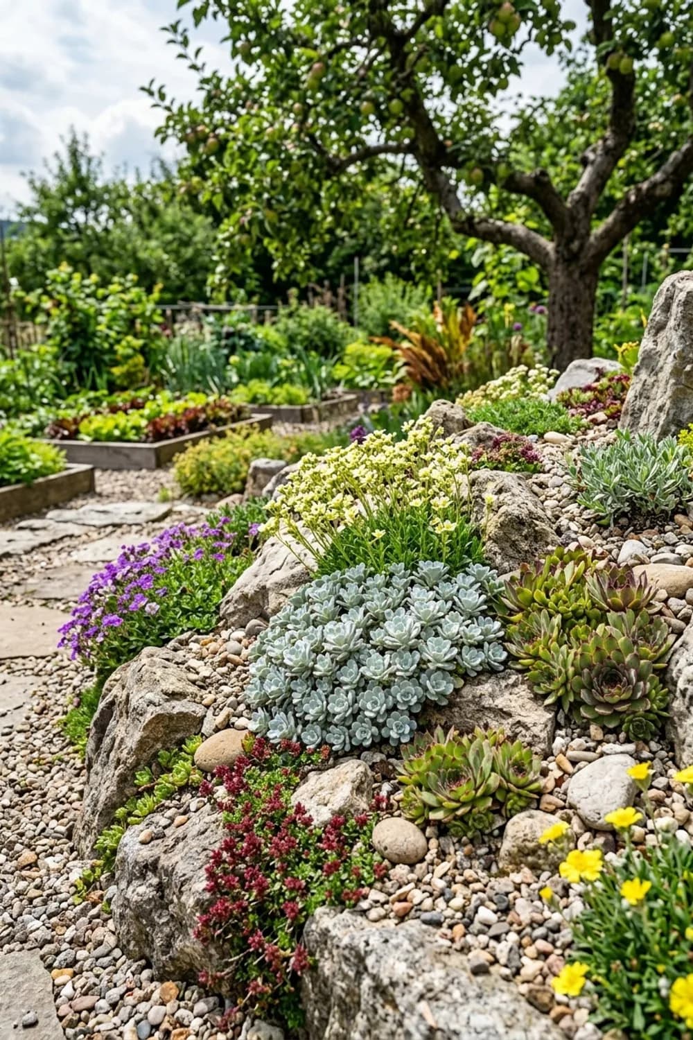 Steingarten: Alpine Schönheit für sonnige Lagen – Natursteine im Garten: 9 schöne Ideen