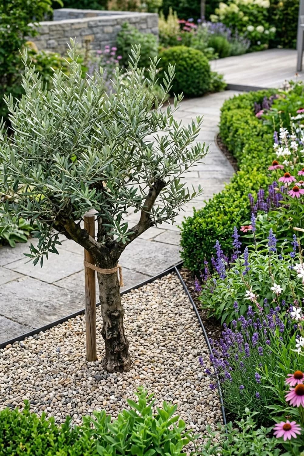 Kiesbeet: Authentisches Flair schaffen – Olivenbaum im Garten: 9 schöne Ideen