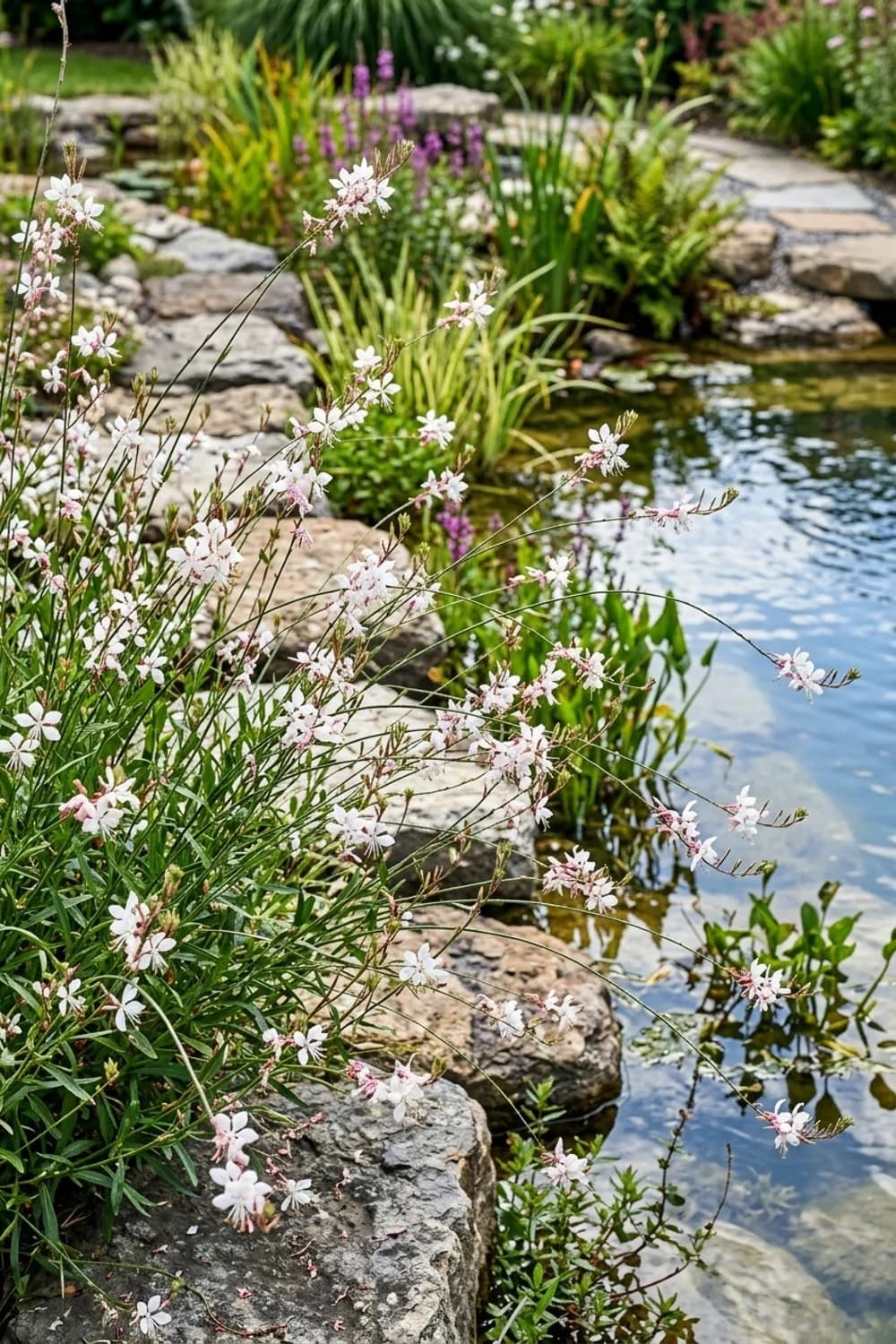 Prachtkerze (Gaura): Tanzende Blütenwolken – Olivenbaum im Garten: 9 schöne Ideen