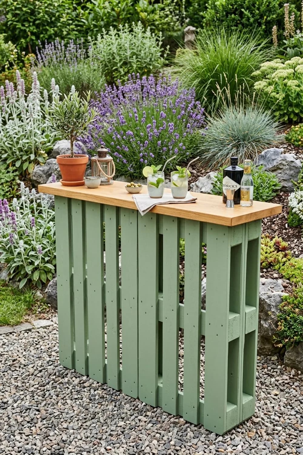 Palettenbar: Der stylische Outdoor-Tresen für Gartenpartys – Palettenmöbel für den Garten: 7 kreative Ideen