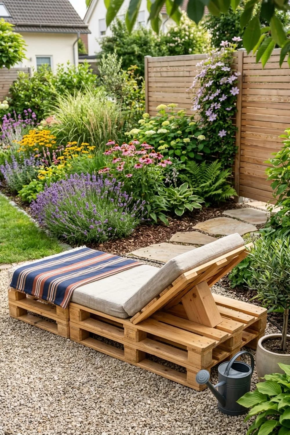 Palettenliege: Die selbst gebaute Gartenliege zum Entspannen – Palettenmöbel für den Garten: 7 kreative Ideen