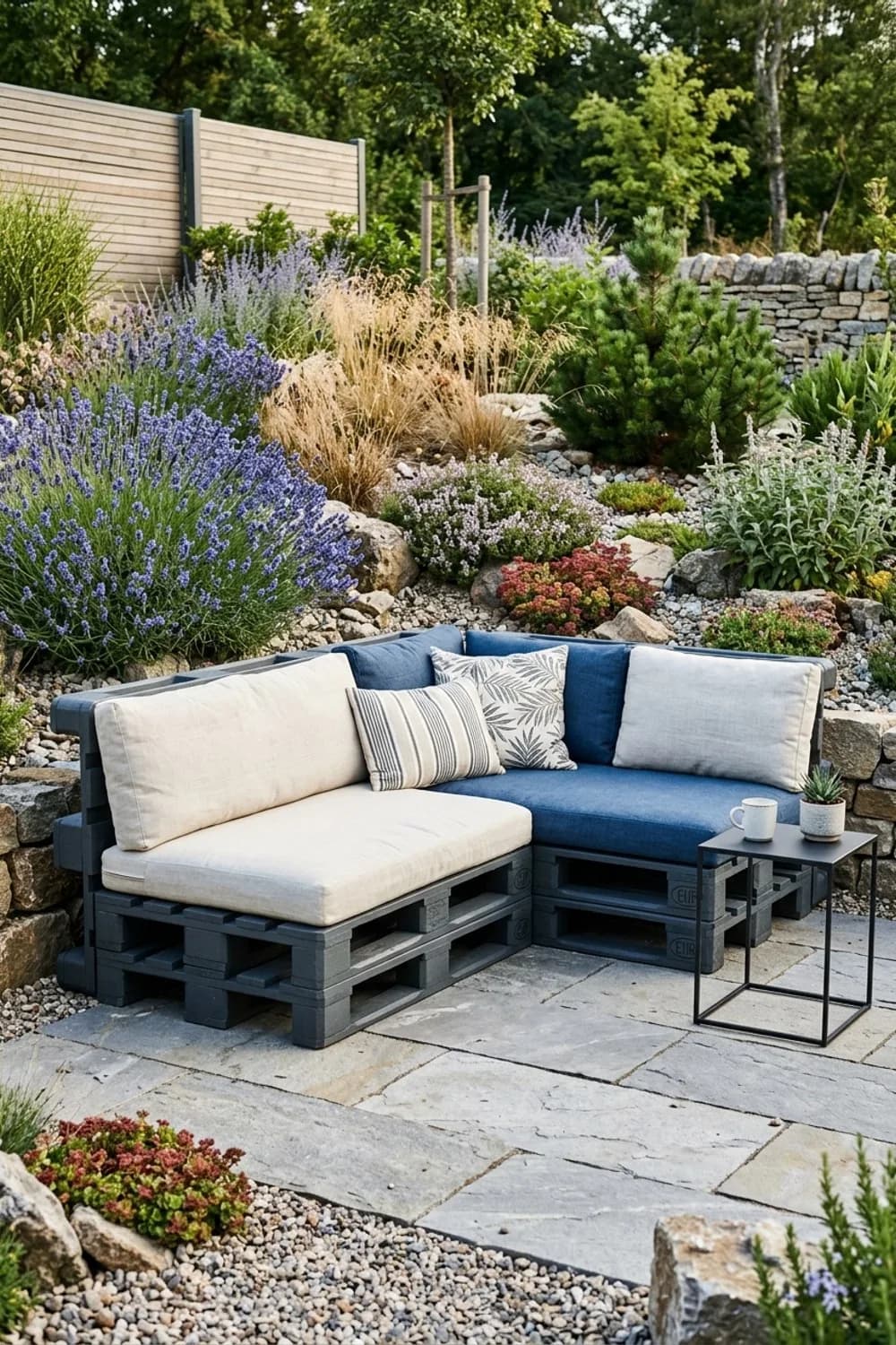 Palettensofa: Die gemütliche Lounge-Ecke für die Terrasse – Palettenmöbel für den Garten: 7 kreative Ideen