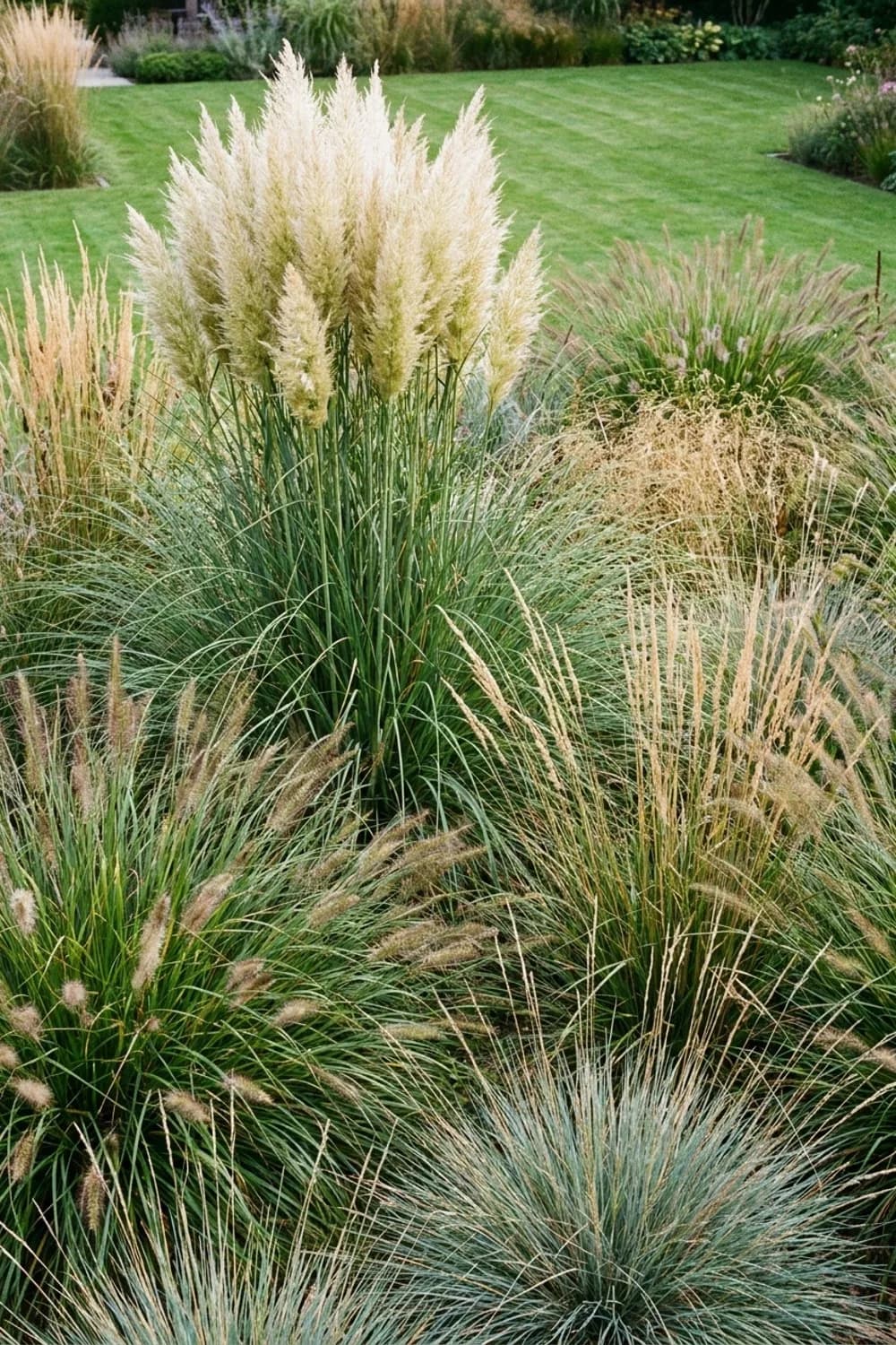 Moderner Gräsergarten: Ein Meer aus Texturen – Pampasgras im Garten: 7 schöne Ideen