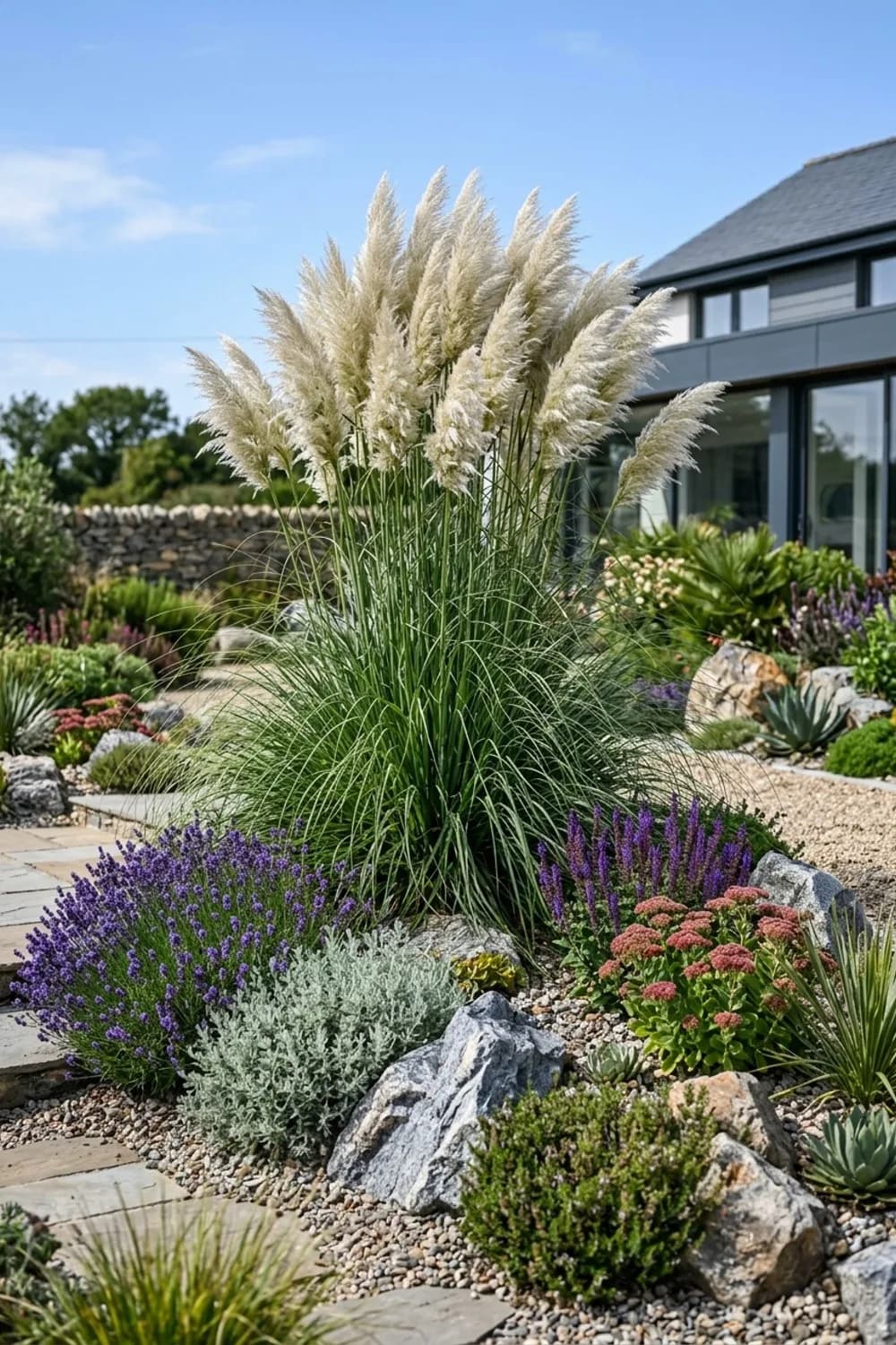 Solitärpflanze: Der majestätische Mittelpunkt – Pampasgras im Garten: 7 schöne Ideen