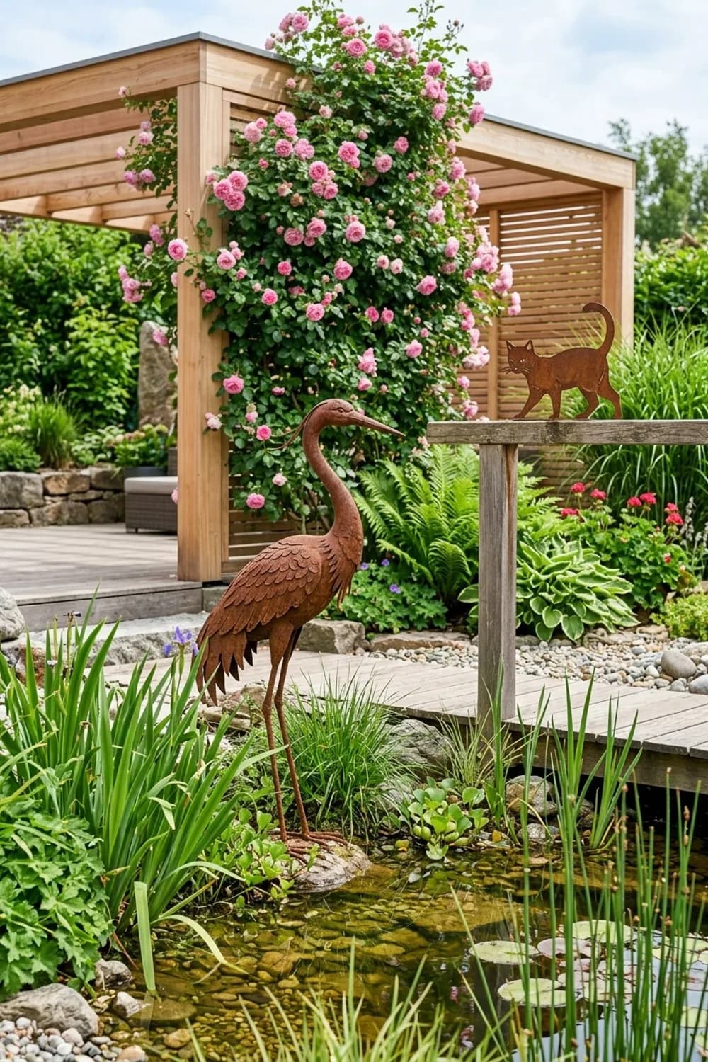 Tierskulpturen: Lebendige Hingucker im Grünen – Rost-Deko im Garten: 8 schöne Ideen