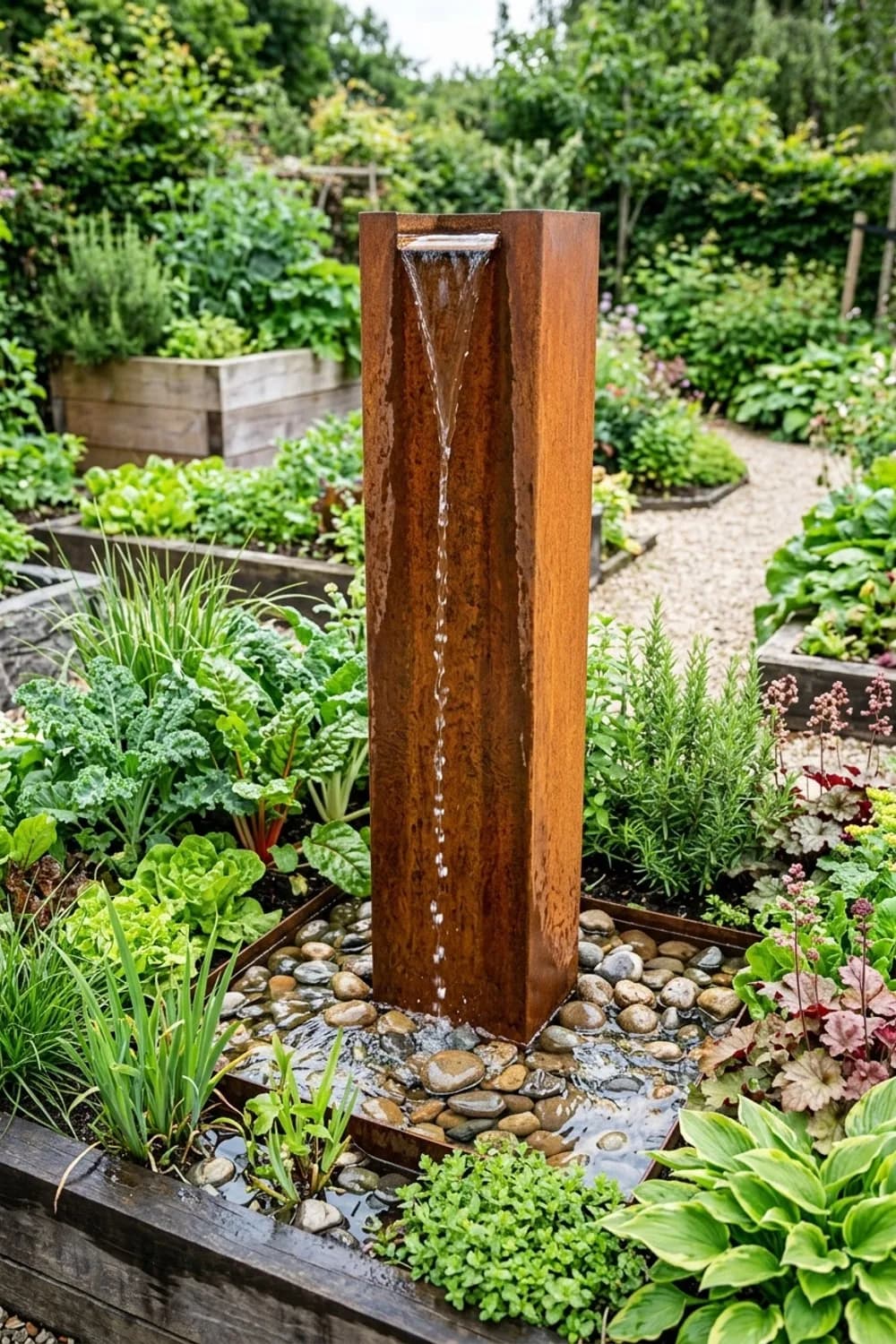 Wasserspiele & Vogeltränken: Oasen der Ruhe – Rost-Deko im Garten: 8 schöne Ideen