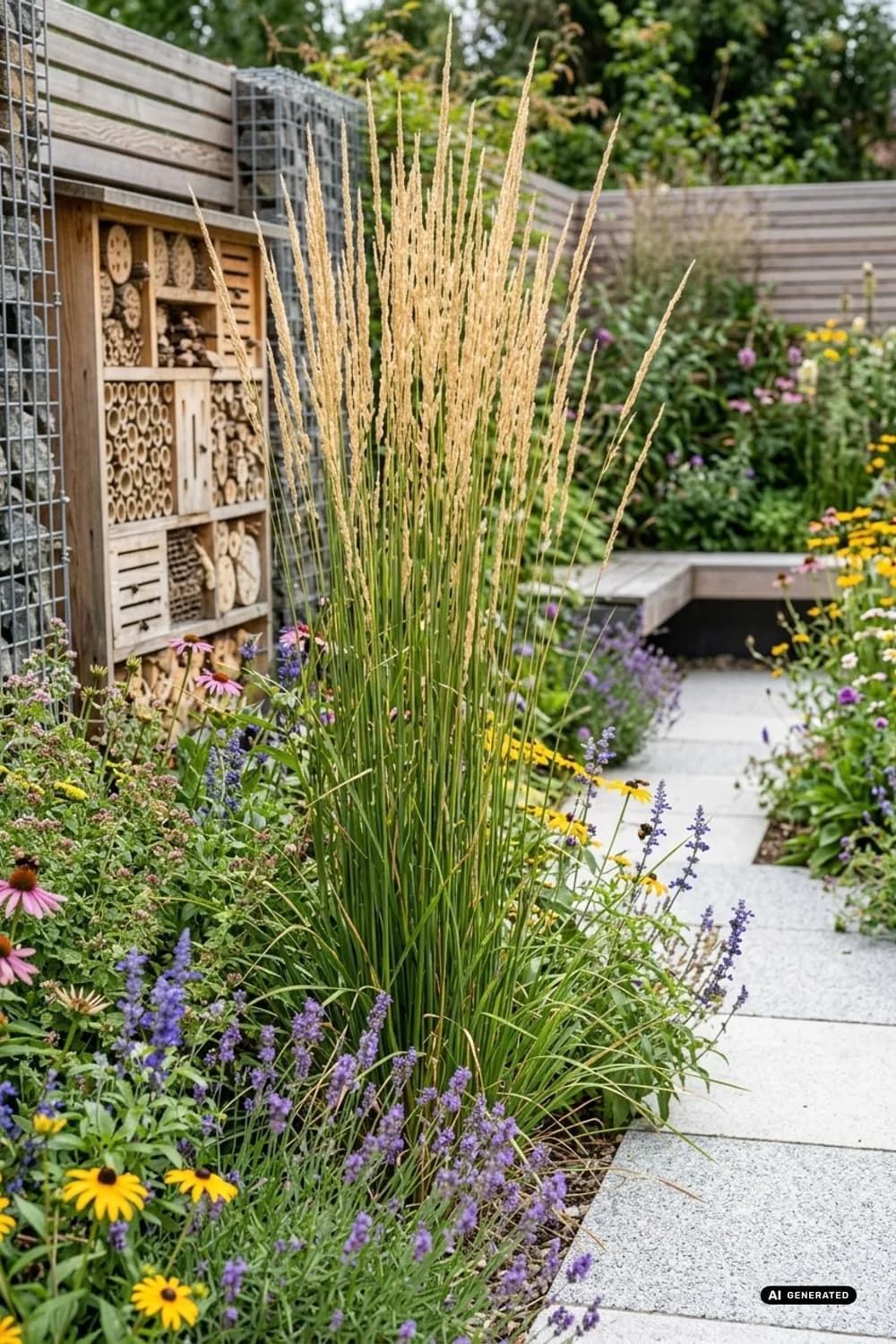 Hohe Gräser und Stauden: Vertikale Akzente setzen – Schmaler Garten: 10 clevere Ideen