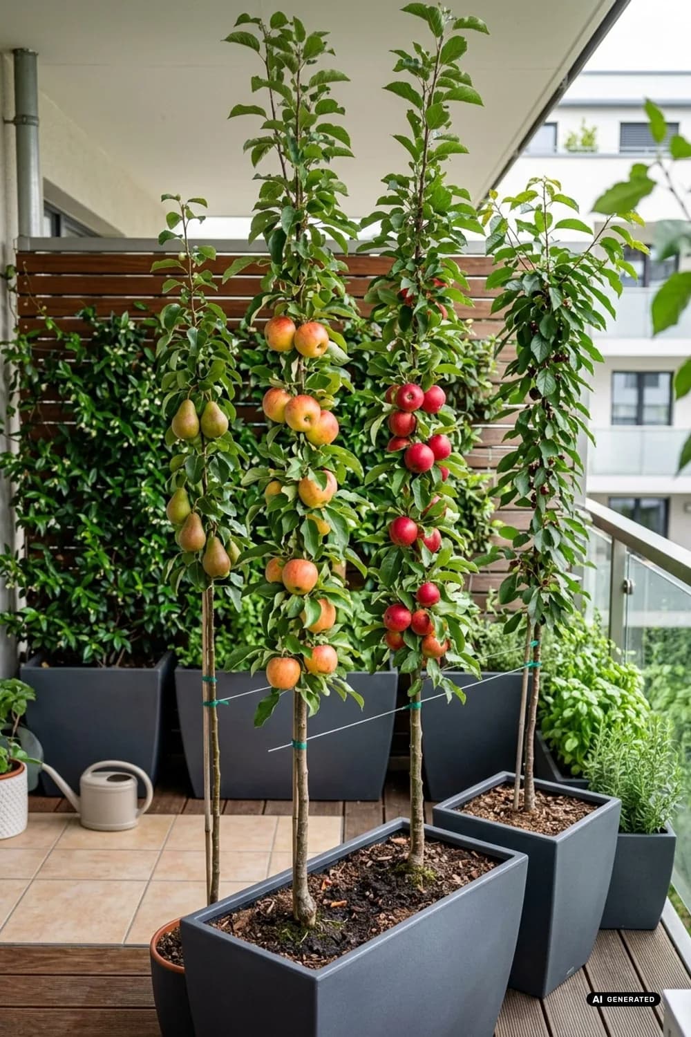 Säulenobst und Spalierbäume: Schlanke Erntehelden – Schmaler Garten: 10 clevere Ideen