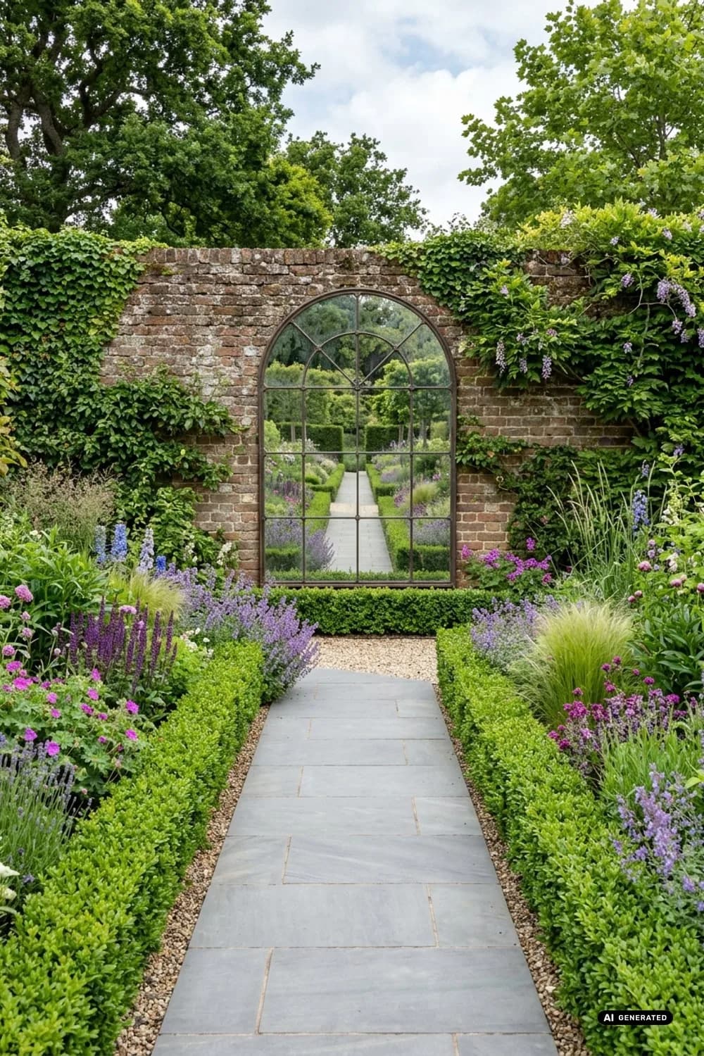 Spiegel im Grünen: Grenzenlose Weite zaubern – Schmaler Garten: 10 clevere Ideen