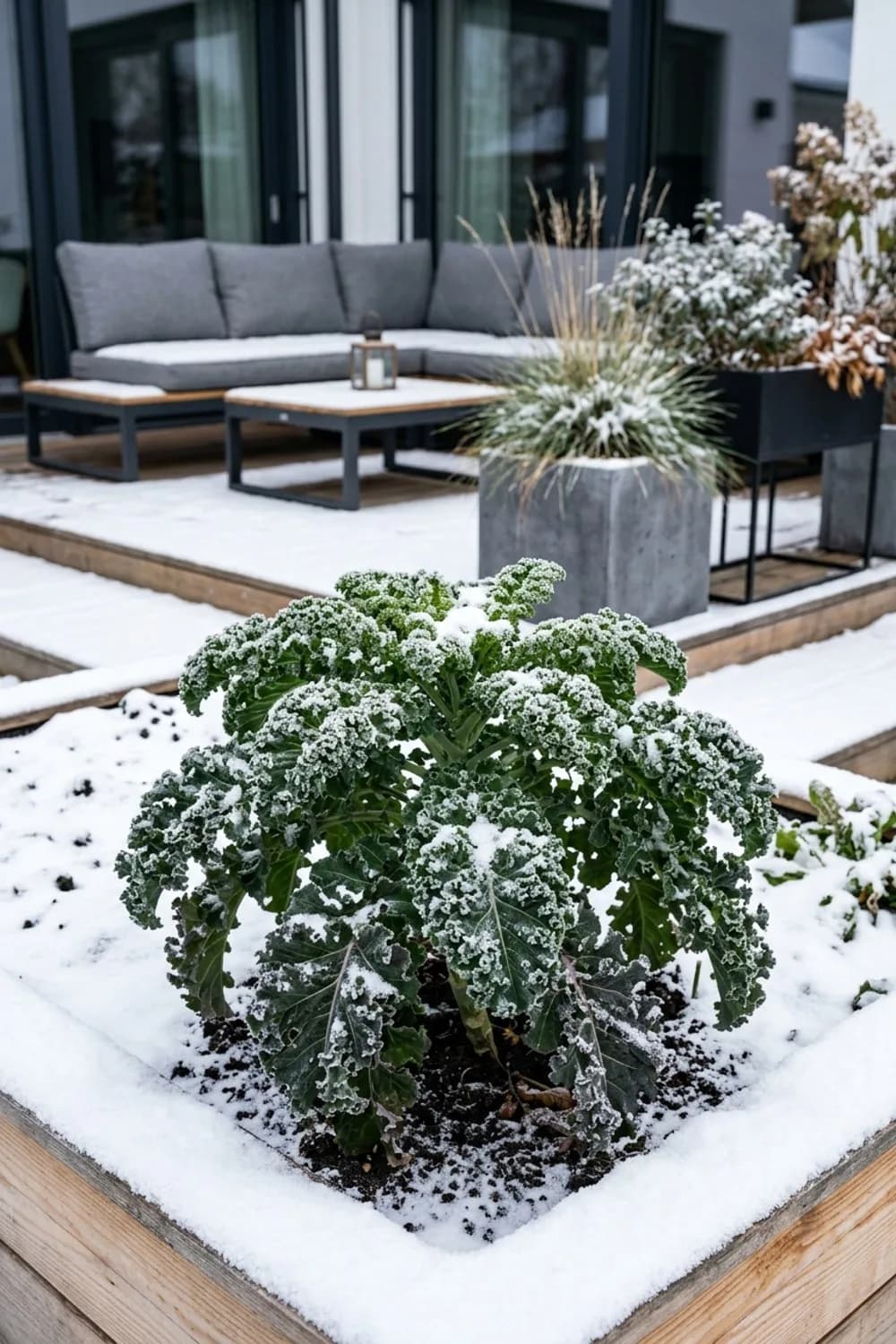 Der Winterkönig Grünkohl: Frisches Grün bei Eis und Schnee – Selbstversorger-Garten anlegen: 8 schöne Ideen