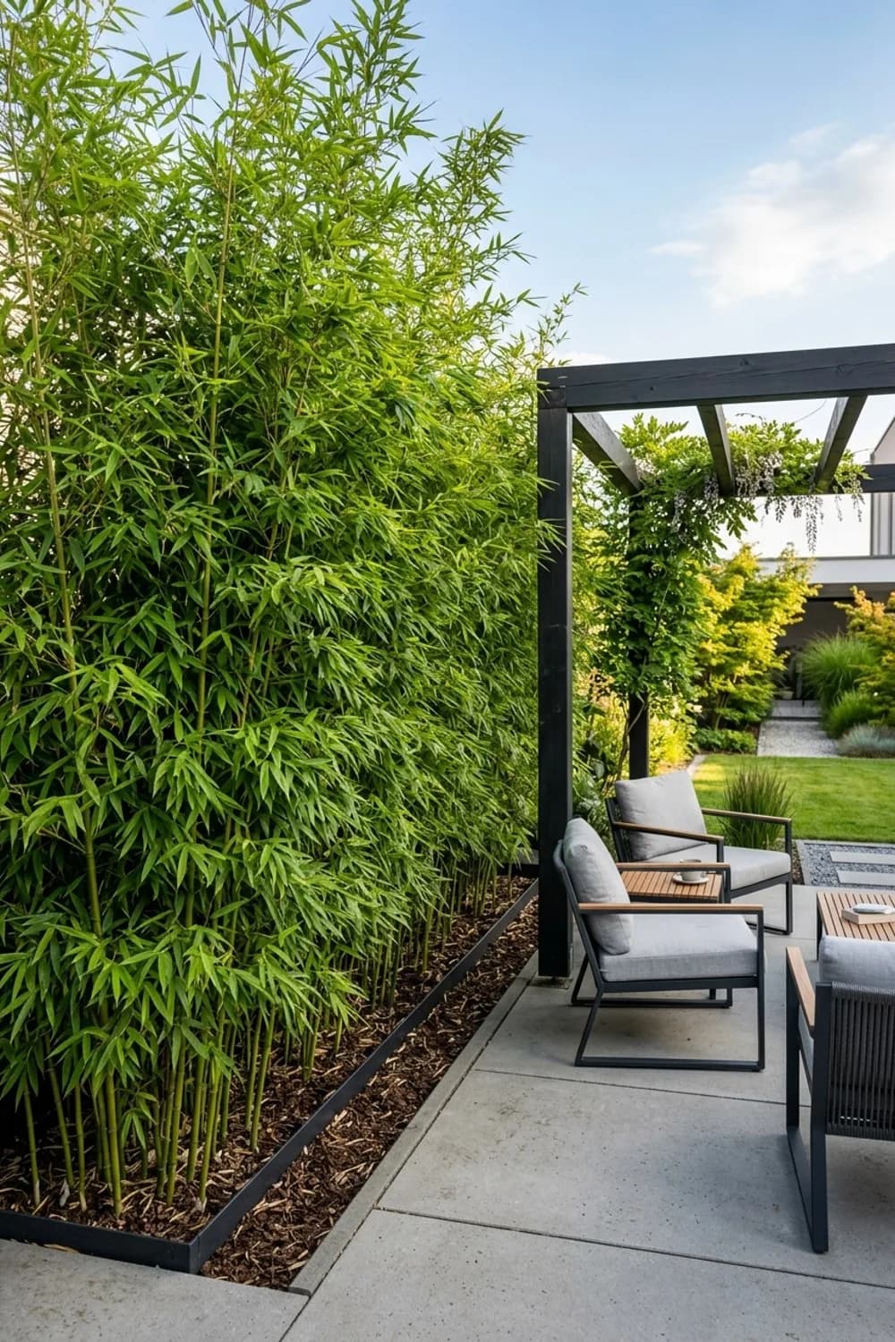 Bambus: Der schnelle Sichtschutz mit asiatischem Flair – Sichtschutzwand im Garten: 9 schöne Ideen