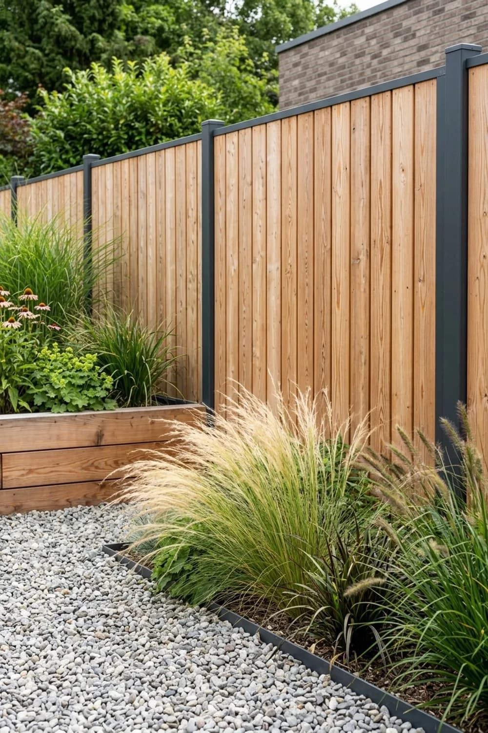 Der Holz-Klassiker: Natürlich und vielseitig – Sichtschutzwand im Garten: 9 schöne Ideen