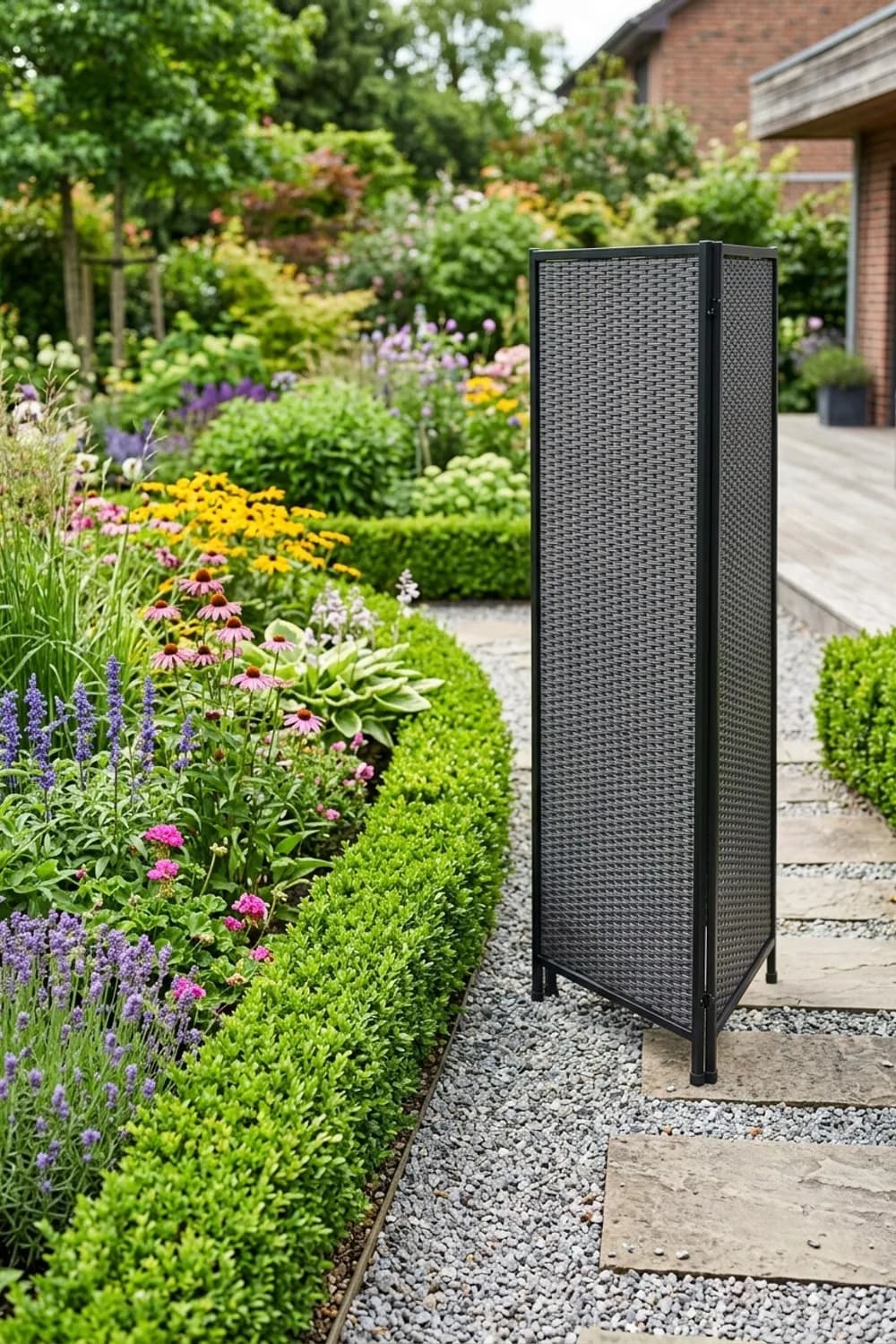 Mobile Paravents und Stoffbahnen: Flexibel und temporär – Sichtschutzwand im Garten: 9 schöne Ideen