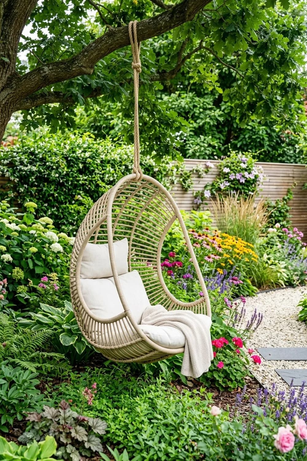 Der flexible Hängesessel: Schwerelos im Grünen – Sitzplatz im Garten: 9 schöne Ideen