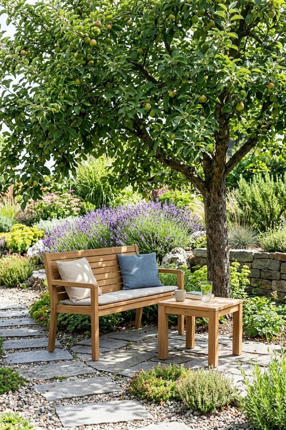 Der schattige Platz unter dem Obstbaum: Sommerfrische pur – Sitzplatz im Garten: 9 schöne Ideen