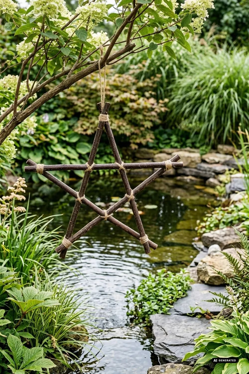 DIY-Sterne: Rustikaler Charme aus Ästen und Zweigen – 15 Ideen für skandinavische Weihnachtsdeko im Garten