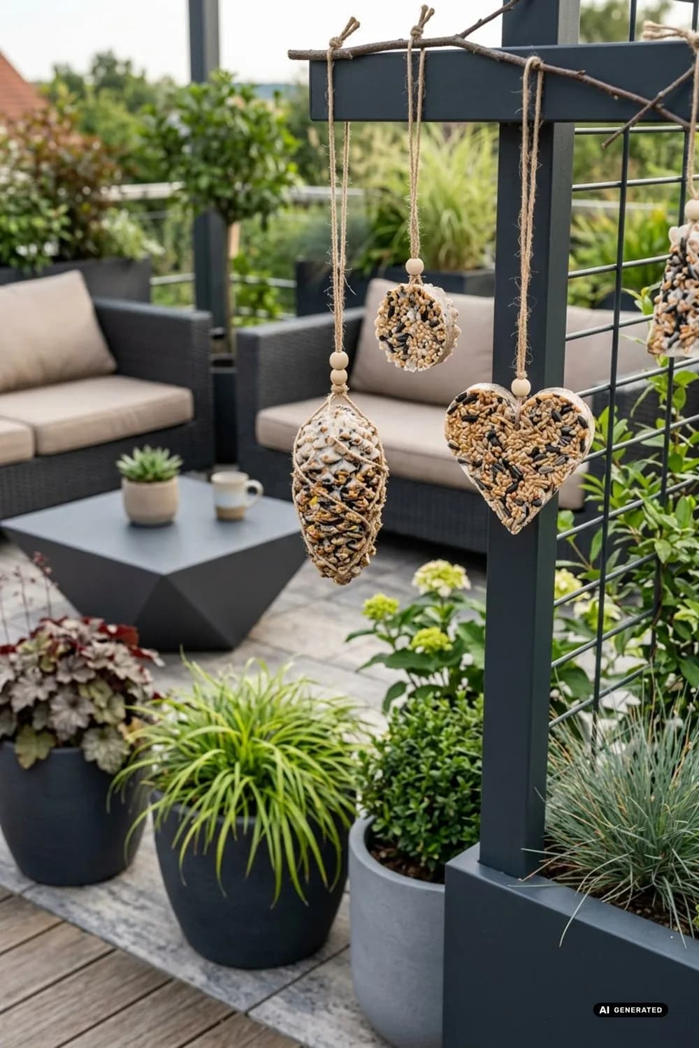Selbstgemachte Futterglocken: Dekoration, die Gutes tut – 15 Ideen für skandinavische Weihnachtsdeko im Garten