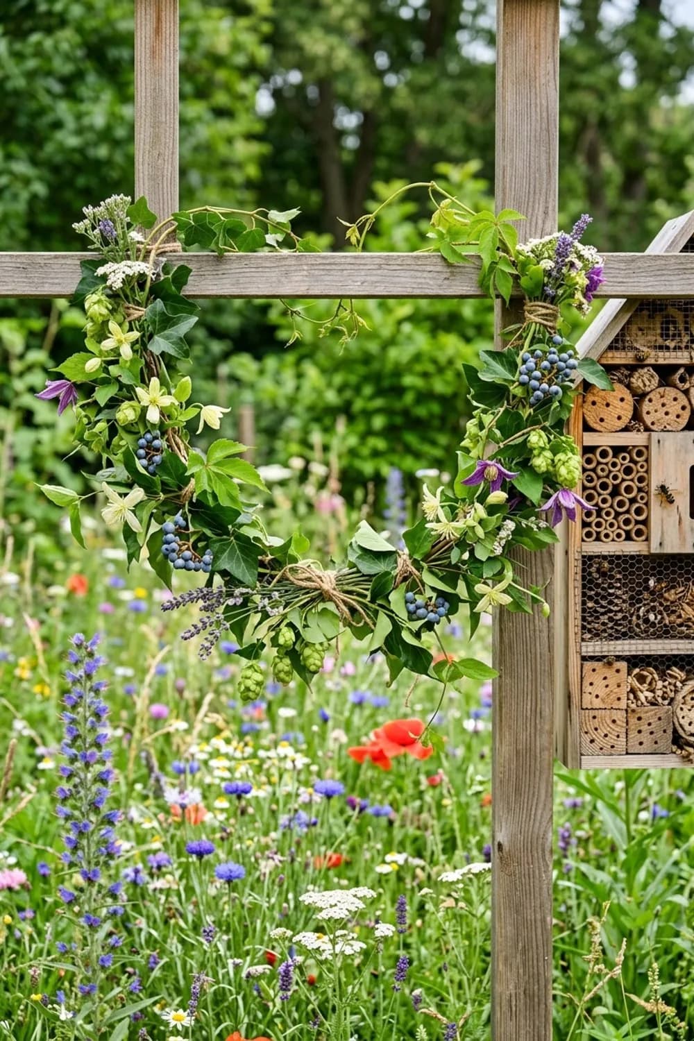 Natürliche Girlanden: Dein Garten als Schmuck – Sommerparty im Garten: 10 schöne Deko-Ideen