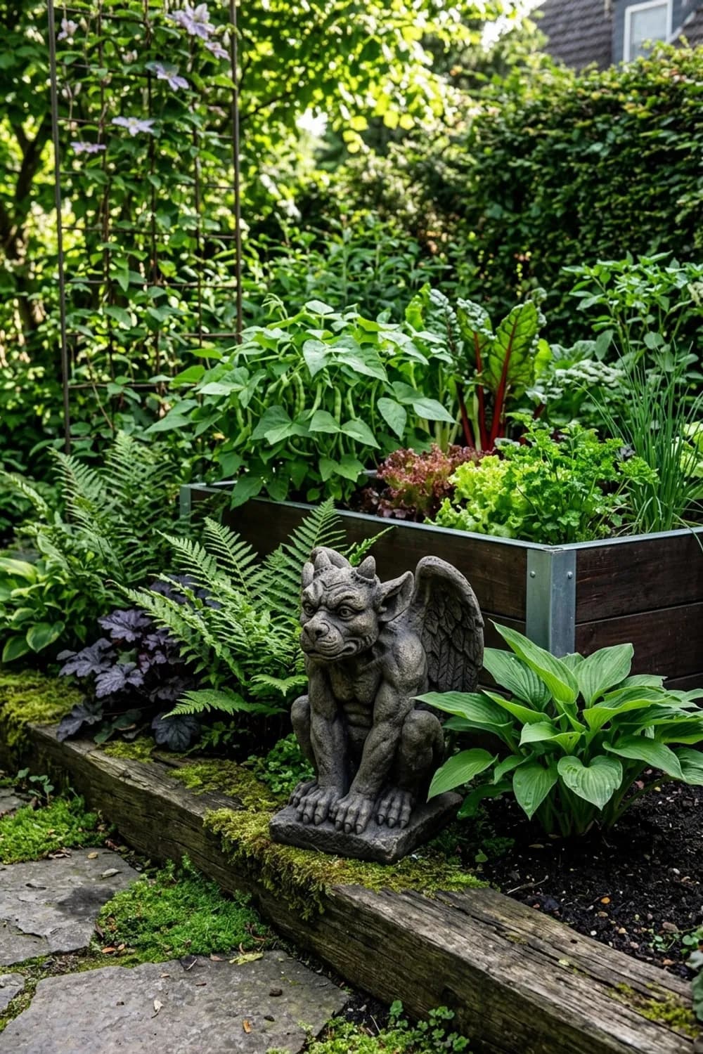 Gargoyles und Fabelwesen: Mystische Akzente im Schatten – Steinfiguren im Garten: 11 schöne Ideen