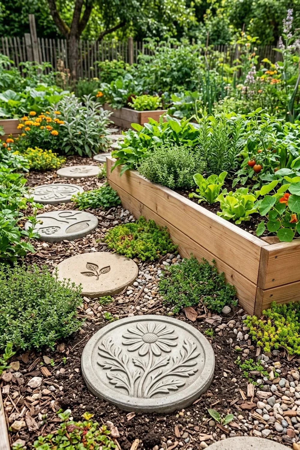 Trittsteine mit Motiven: Praktisch und dekorativ – Steinfiguren im Garten: 11 schöne Ideen