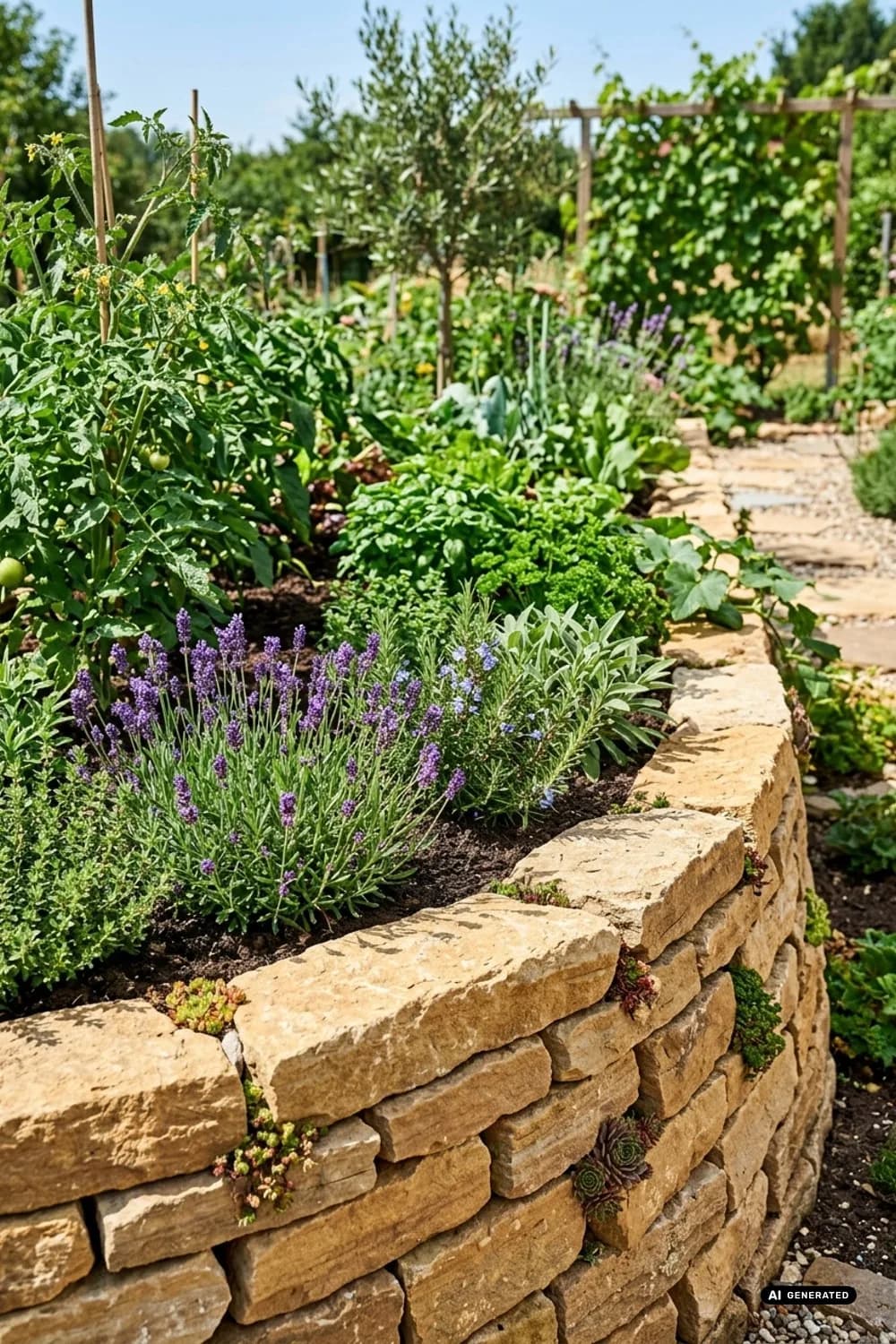 Mediterrane Trockenmauer: Urlaubsgefühle für Zuhause – Steinmauer im Garten: 10 schöne Ideen