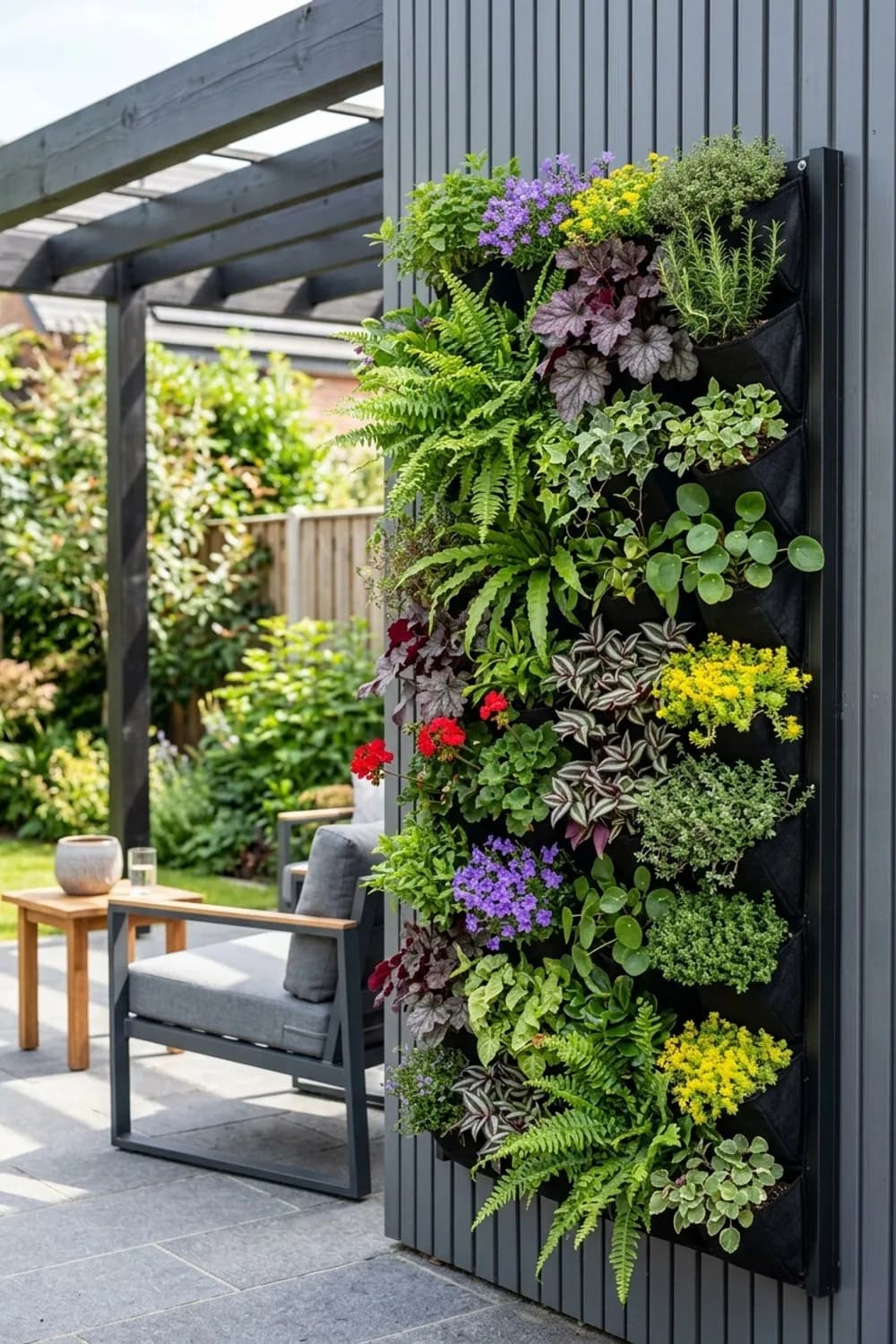 Vertikaler Garten: Grüne Wände für kleine Flächen – Terrasse dekorieren: 7 tolle Ideen