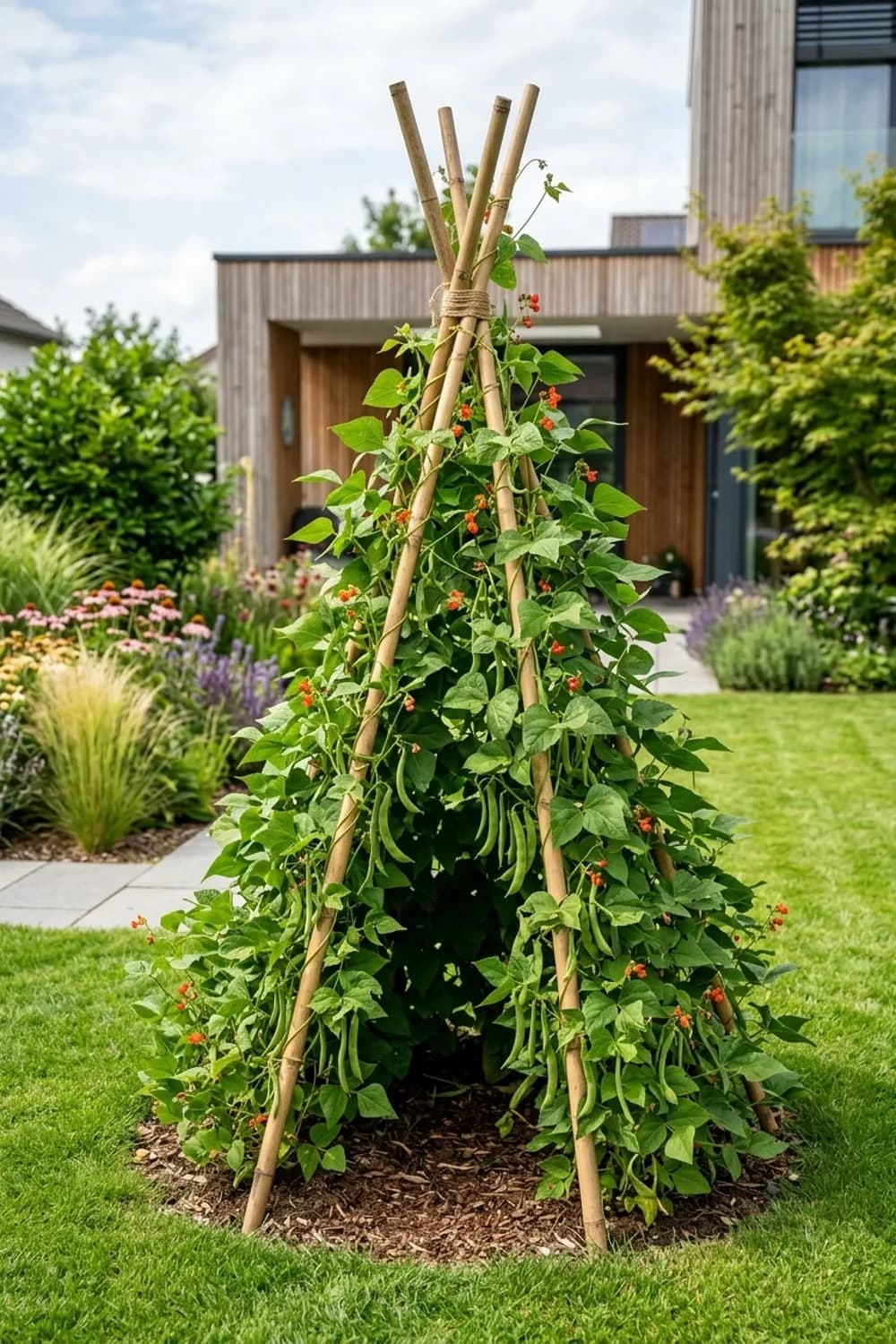 Das essbare Bohnentipi: Spielen, Verstecken und Ernten – Tipi im Garten: 7 schöne Ideen
