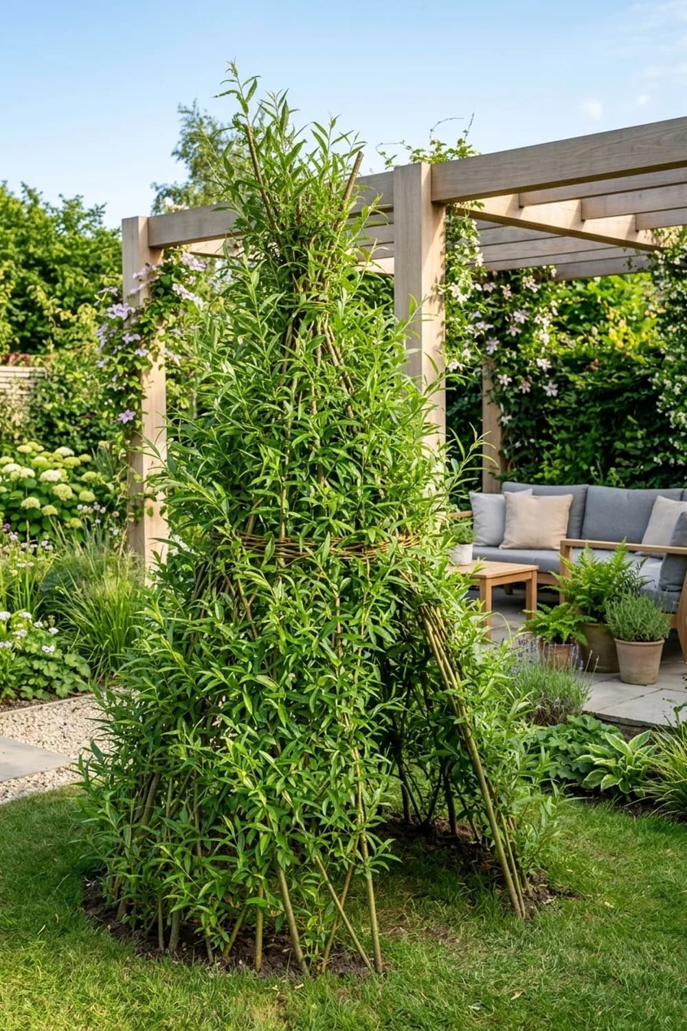 Das lebende Weidentipi: Ein grünes Versteck, das mitwächst – Tipi im Garten: 7 schöne Ideen