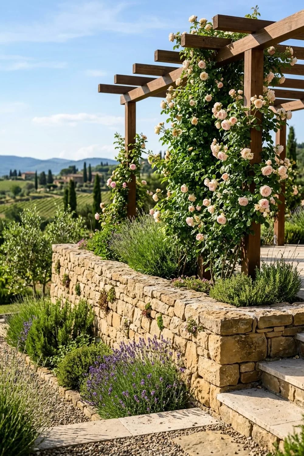 Natursteinmauern & Kieswege: Struktur und südliches Flair – Toskanischer Garten: 11 schöne Ideen