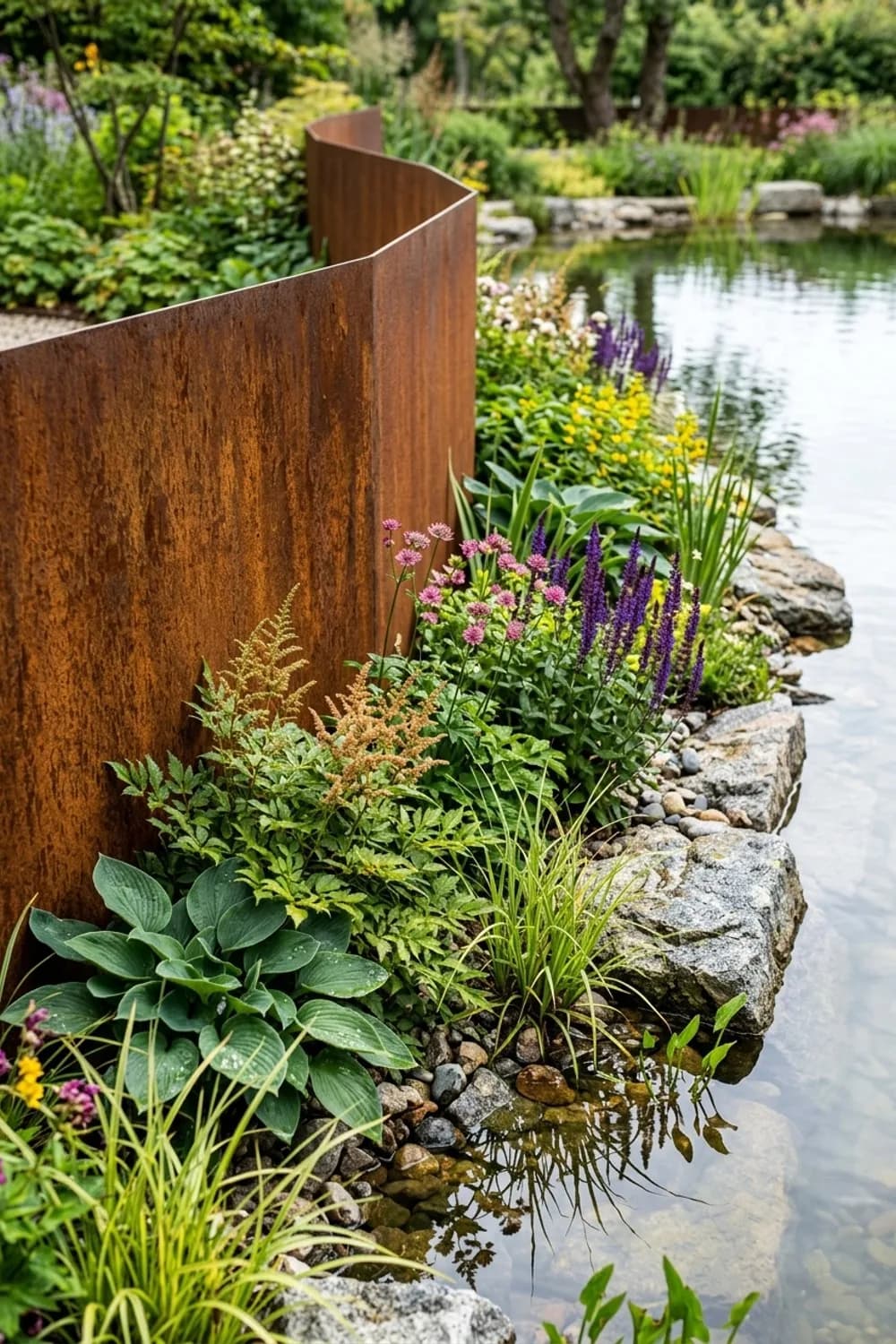 Cortenstahl-Paravent: Rost-Ästhetik für Designliebhaber – Trennwand im Garten: 8 schöne Ideen