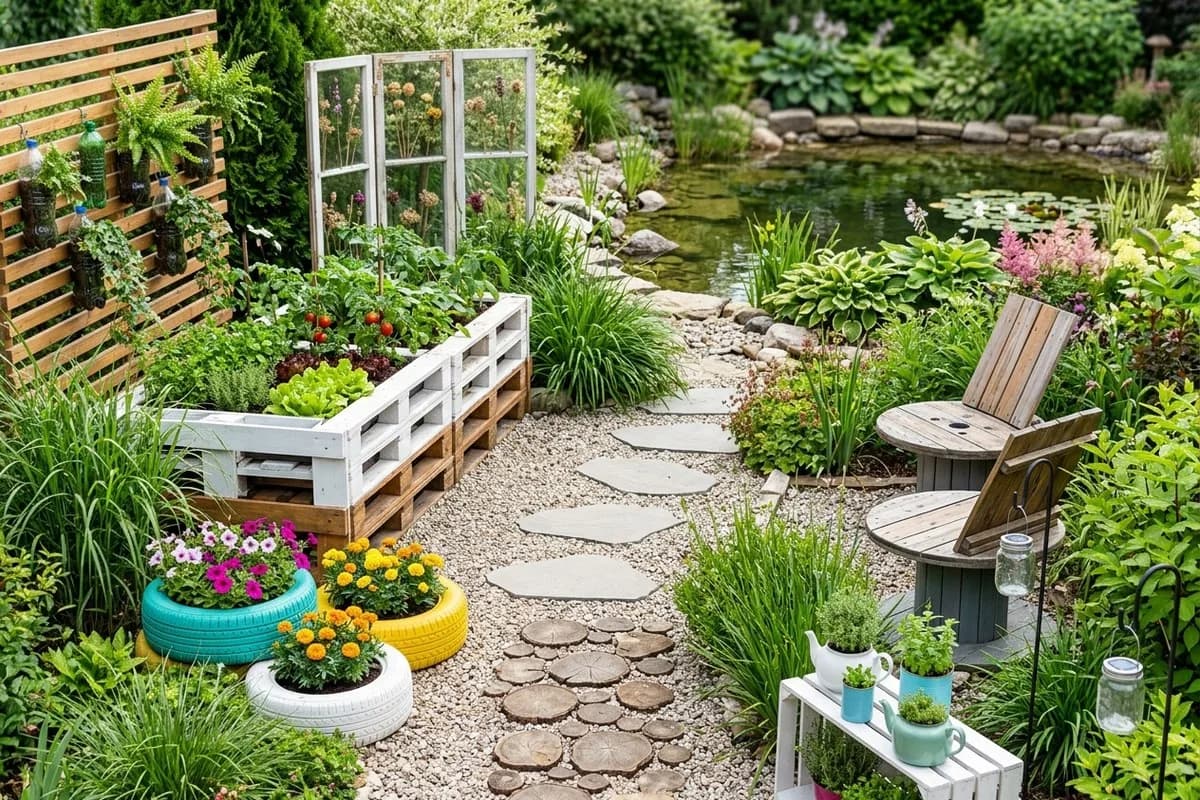 Upcycling-Ideen für den Garten: 8 kreative Projekte – Titelbild