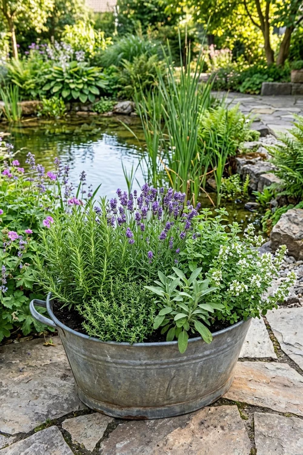Zinkwanne: Das perfekte Beet für mediterrane Kräuter – Upcycling-Ideen für den Garten: 8 kreative Projekte