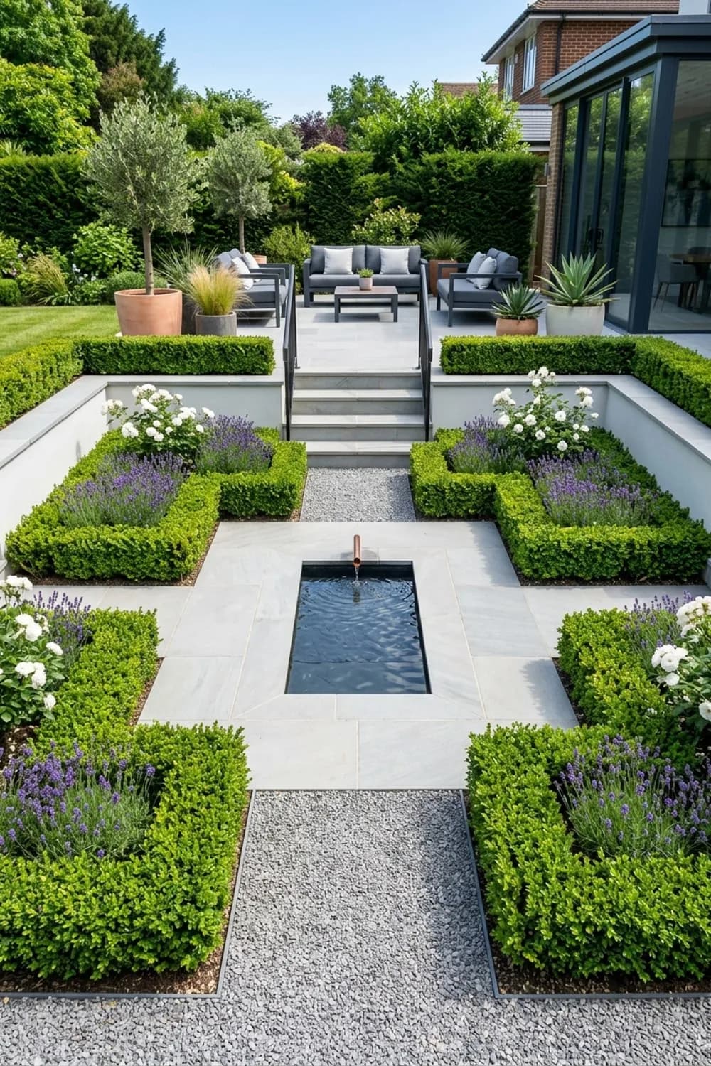 Der formale Senkgarten: Klare Linien und Eleganz – Versunkener Garten: 8 verwunschene Ideen