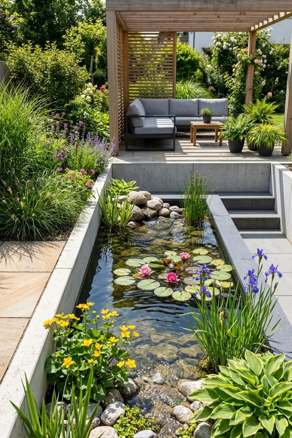 Die Wasser-Oase: Plätschern und Entspannen – Versunkener Garten: 8 verwunschene Ideen