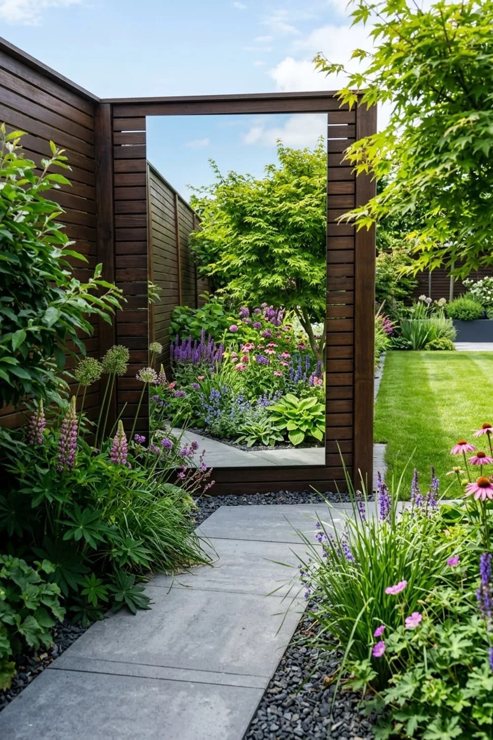 Gartenspiegel: Weite und Lichtblicke schaffen – Wanddeko Garten: 8 schöne Ideen