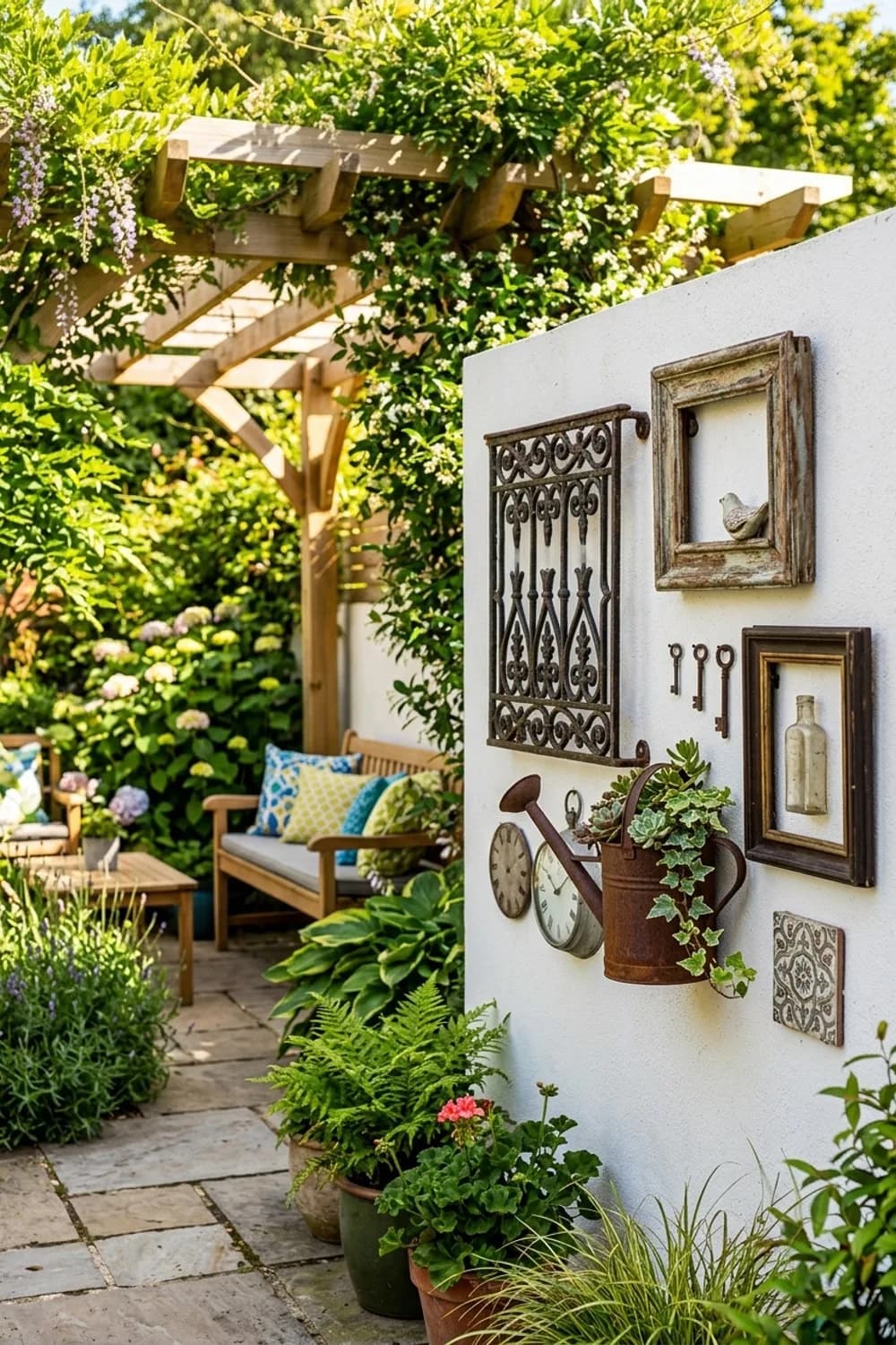 Upcycling-Projekte: Charme mit Geschichte – Wanddeko Garten: 8 schöne Ideen