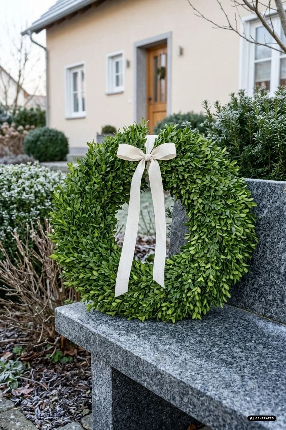 Buchsbaum: Der Formelle und Edle – 12 weihnachtlich wundervolle Kränze aus Gartenschnitt (Efeu, Buchs, Zweige)
