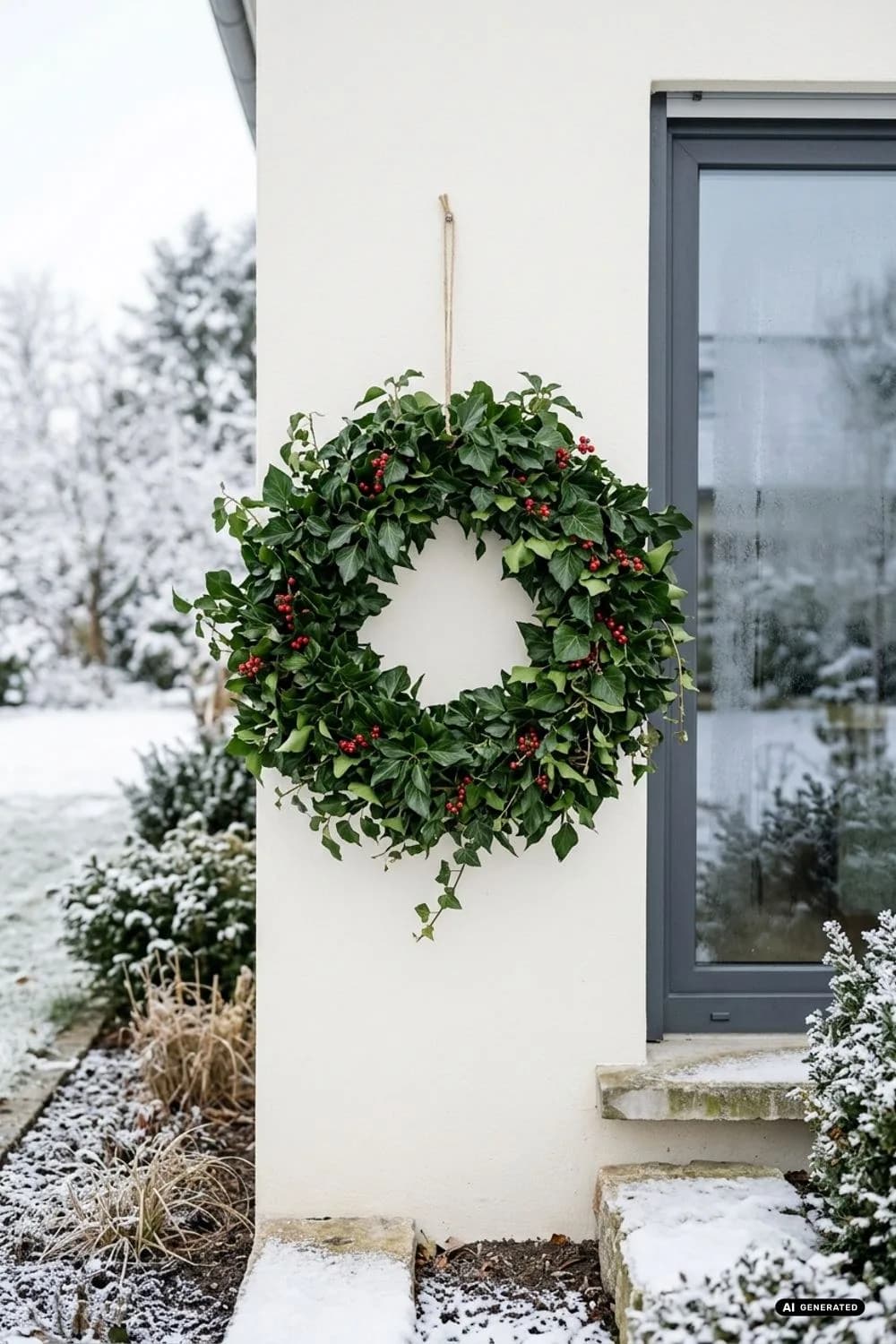 Efeu: Der immergrüne Klassiker – 12 weihnachtlich wundervolle Kränze aus Gartenschnitt (Efeu, Buchs, Zweige)