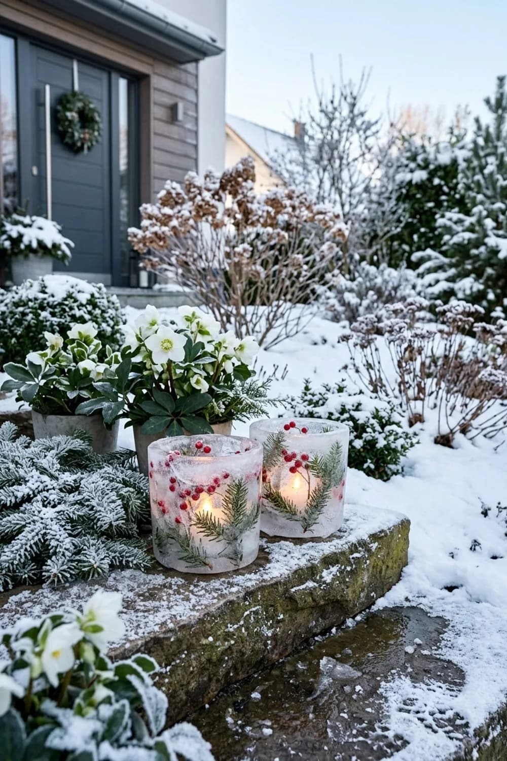 Eiskunstwerke: Vergängliche Schönheit selbst gemacht – Weihnachtsdeko für den Garten: 9 wundervolle Ideen