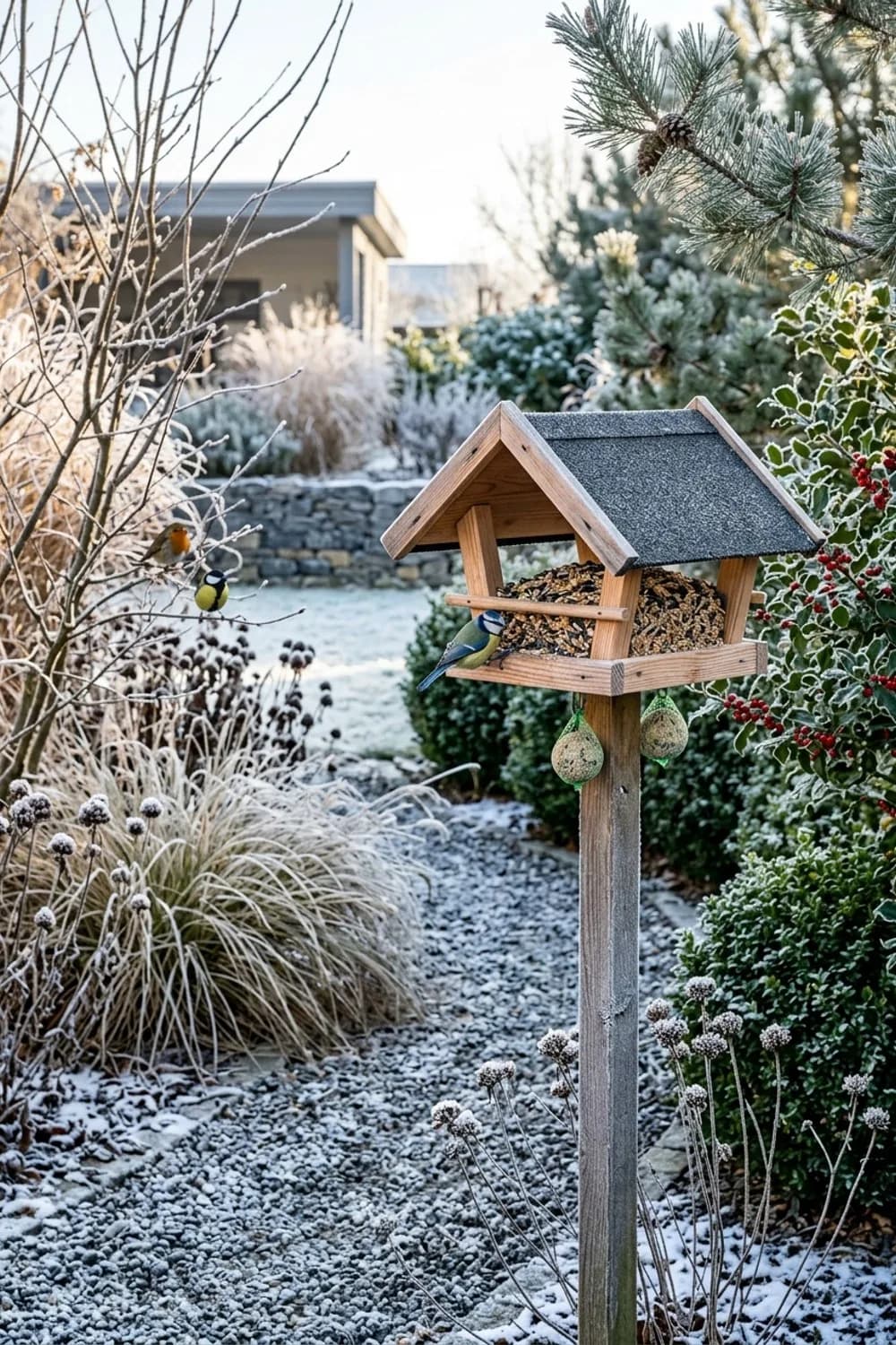 Vogelfutterstellen: Lebendige und nützliche Deko – Weihnachtsdeko für den Garten: 9 wundervolle Ideen
