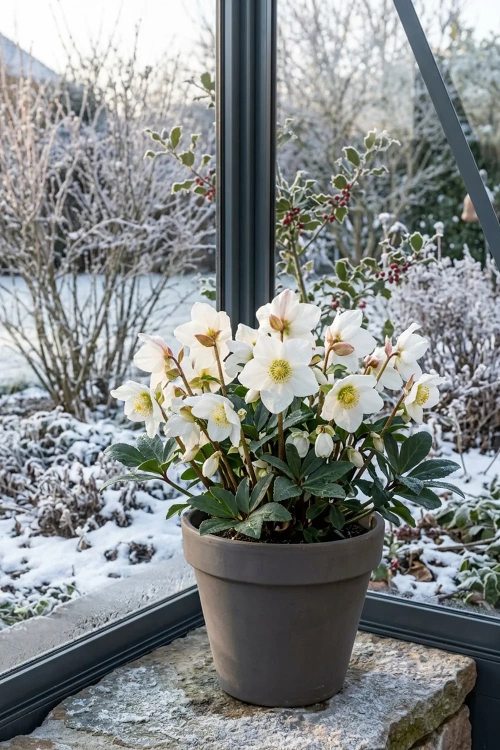 Winterblüher im Festtagskleid: Lebendige Farbtupfer – Weihnachtsdeko für den Garten: 9 wundervolle Ideen
