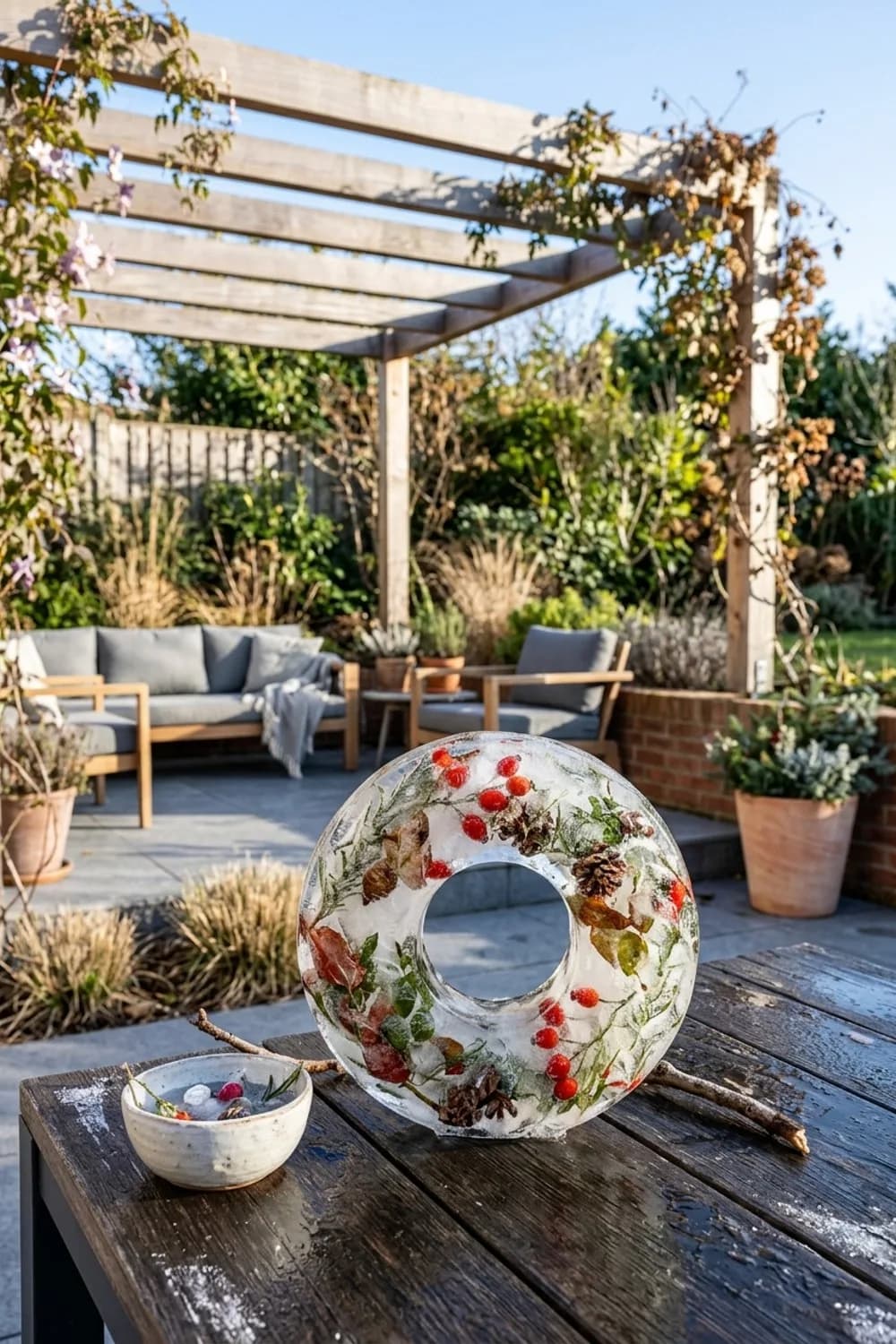 DIY-Eisdekoration: Vergängliche Kunstwerke schaffen – Weihnachtsdeko im Garten: 11 schöne Ideen