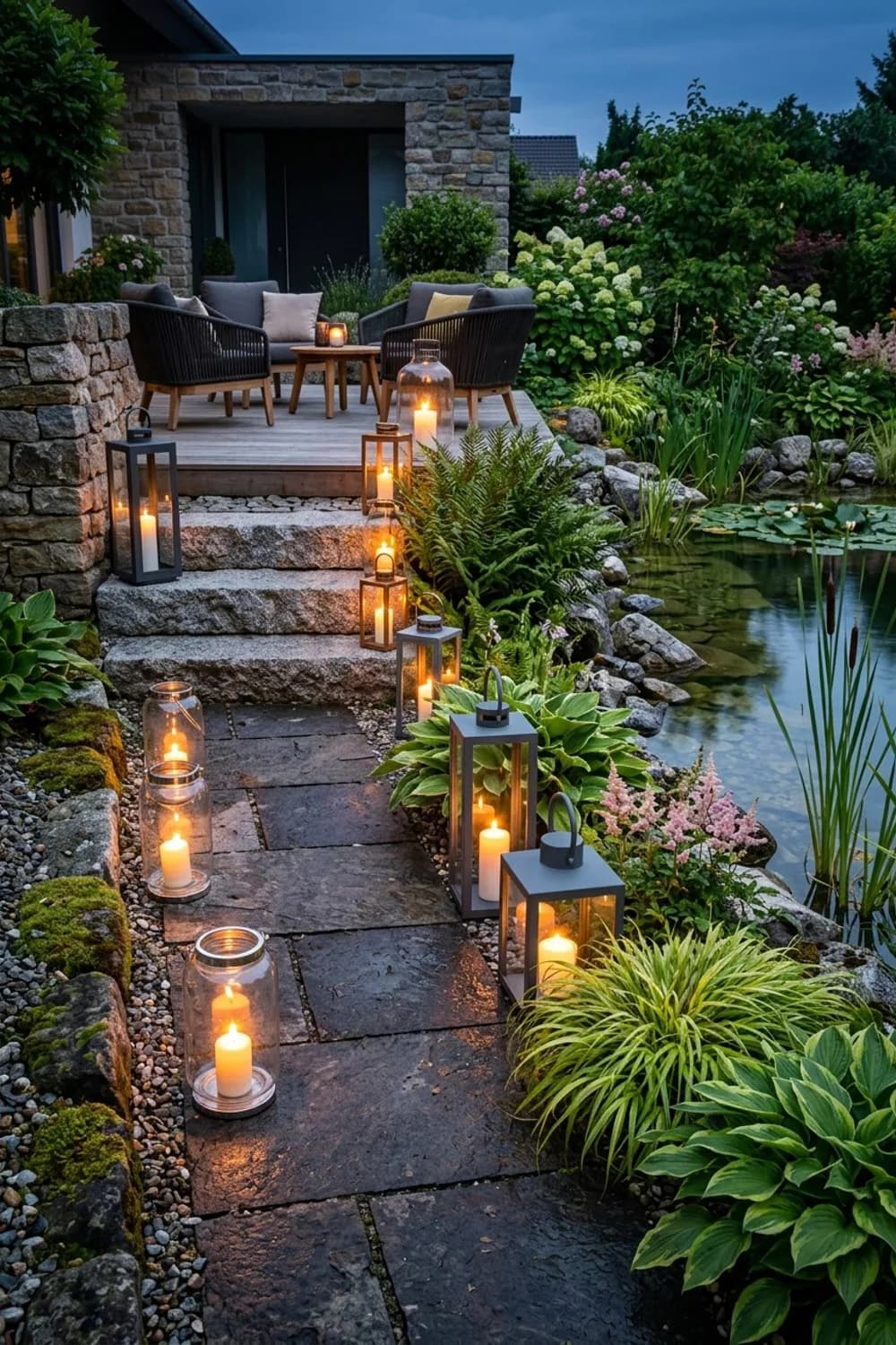 Laternen und Windlichter: Ein warmer Willkommensgruß – Weihnachtsdeko im Garten: 11 schöne Ideen