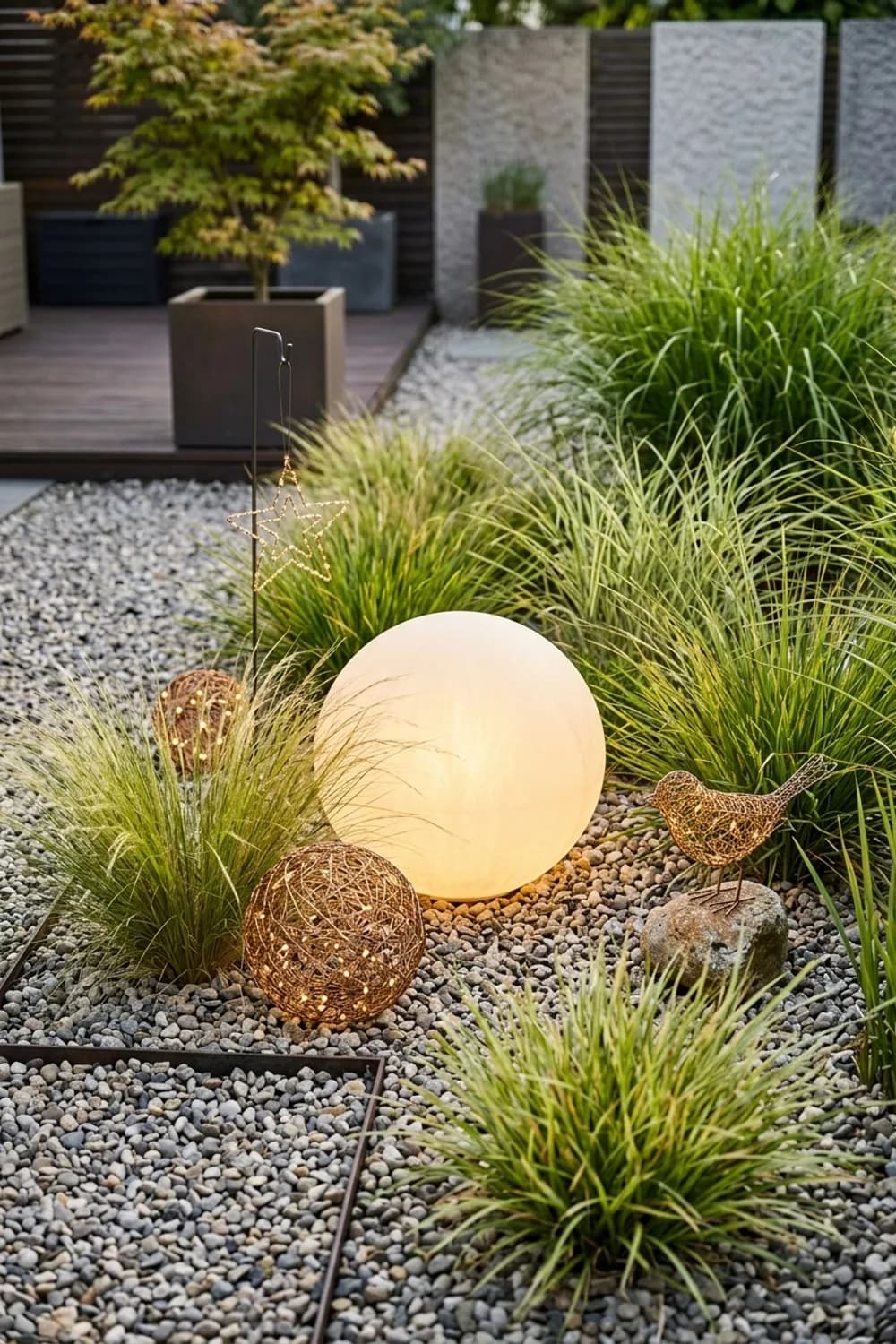 Leuchtende Kugeln und Sterne: Magische Akzente setzen – Weihnachtsdeko im Garten: 11 schöne Ideen