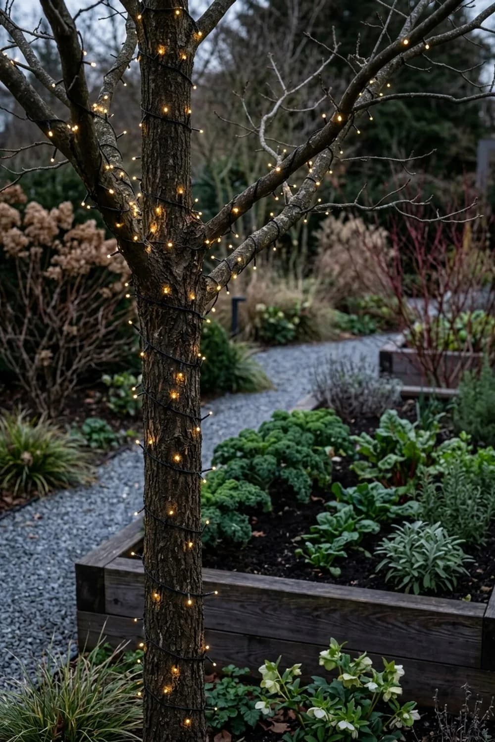Lichterketten: Der Klassiker für Bäume und Sträucher – Weihnachtsdeko im Garten: 11 schöne Ideen